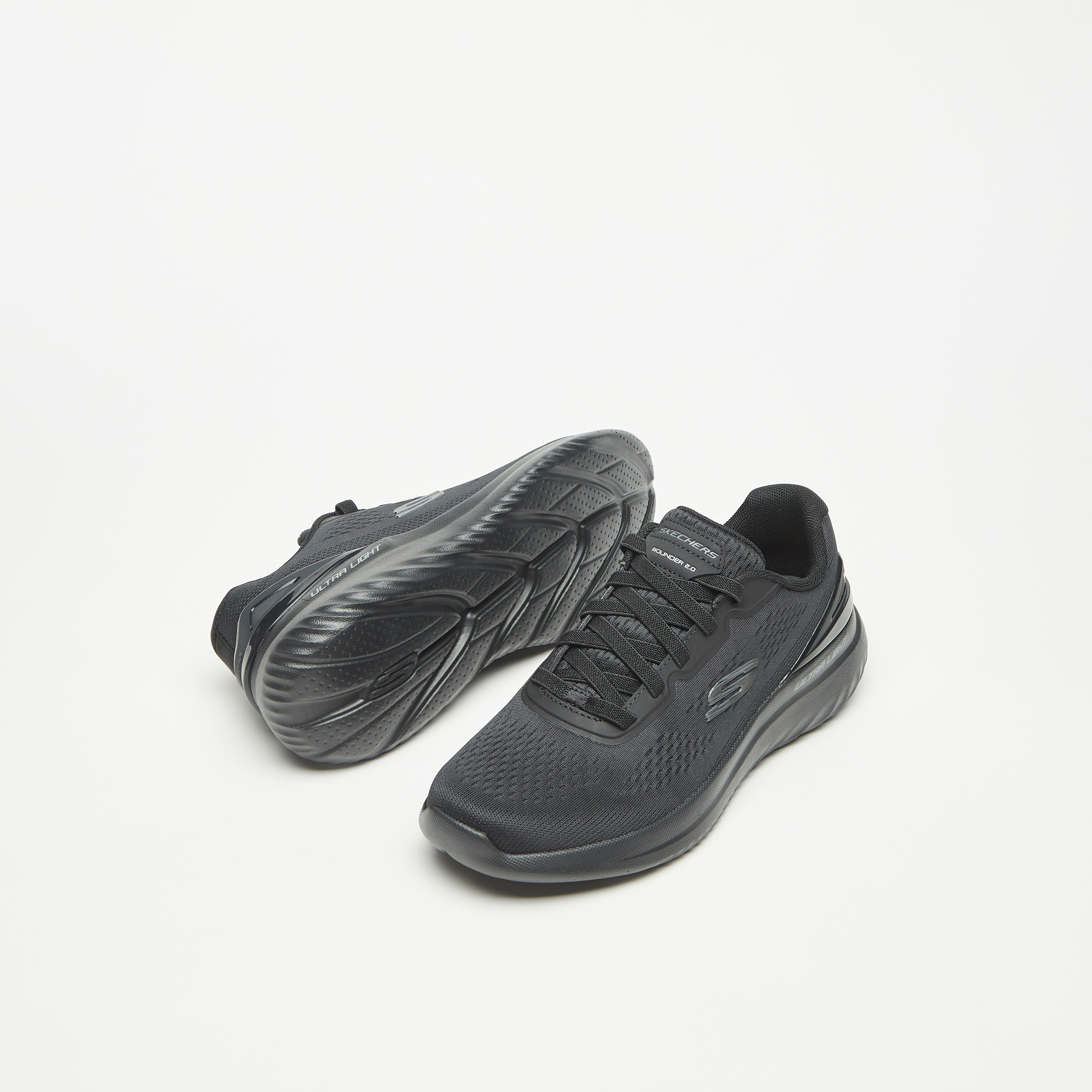 سكيتشرز حذاء رياضي باوندر 2.0 ميموري فوم كاحل منخفض للرجال 232776-BBK | OE-sports-men-shoes-image-6