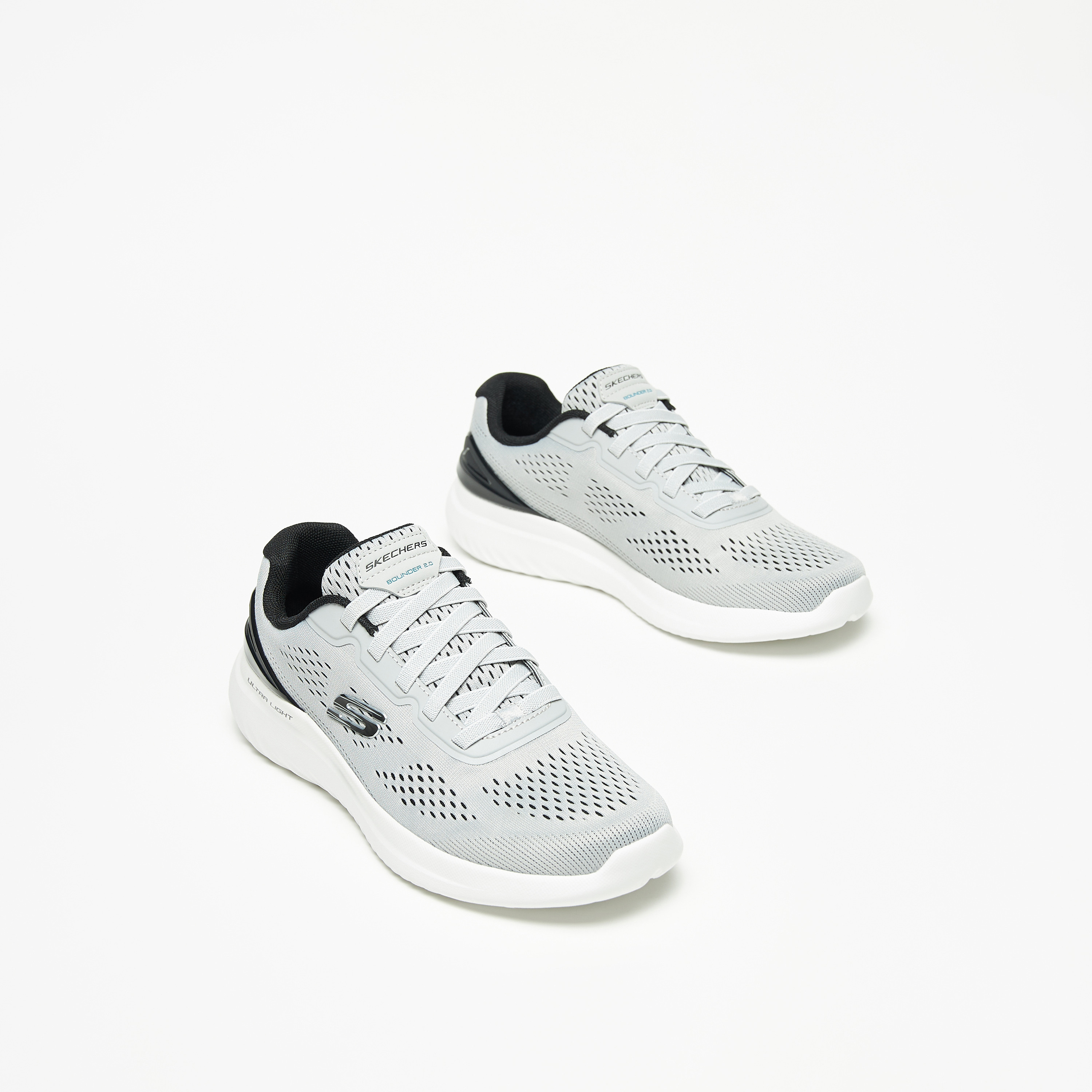 سكيتشرز حذاء رياضي باوندر 2.0 ميموري فوم كاحل منخفض للرجال 232776-BBK | OE-sports-men-shoes-image-9