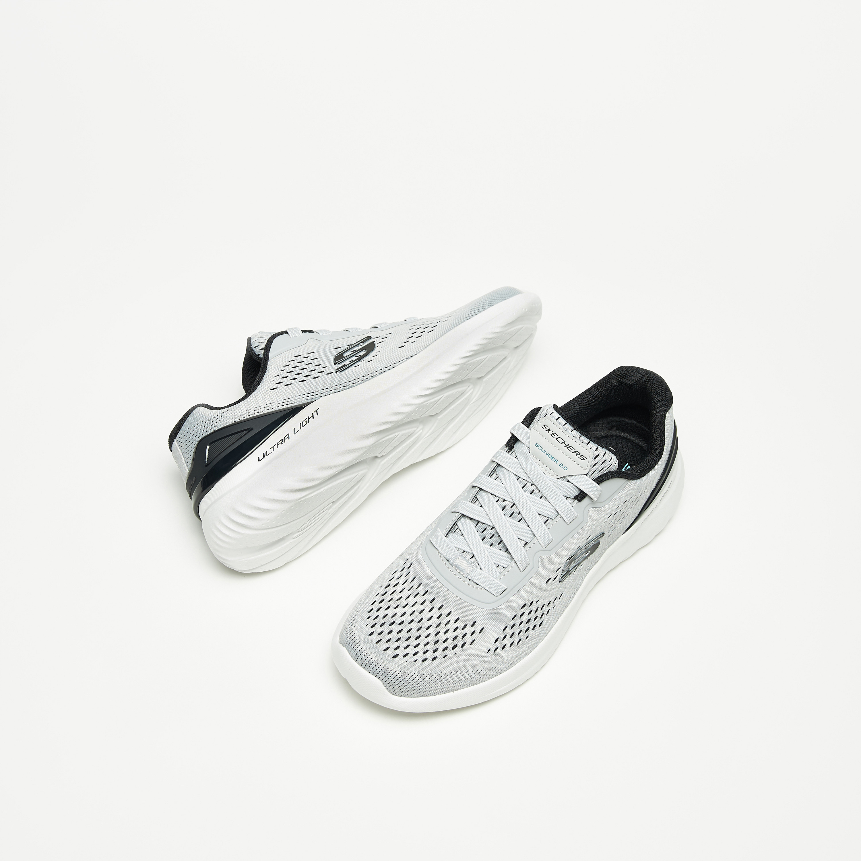 سكيتشرز حذاء رياضي باوندر 2.0 ميموري فوم كاحل منخفض للرجال 232776-BBK | OE-sports-men-shoes-image-14