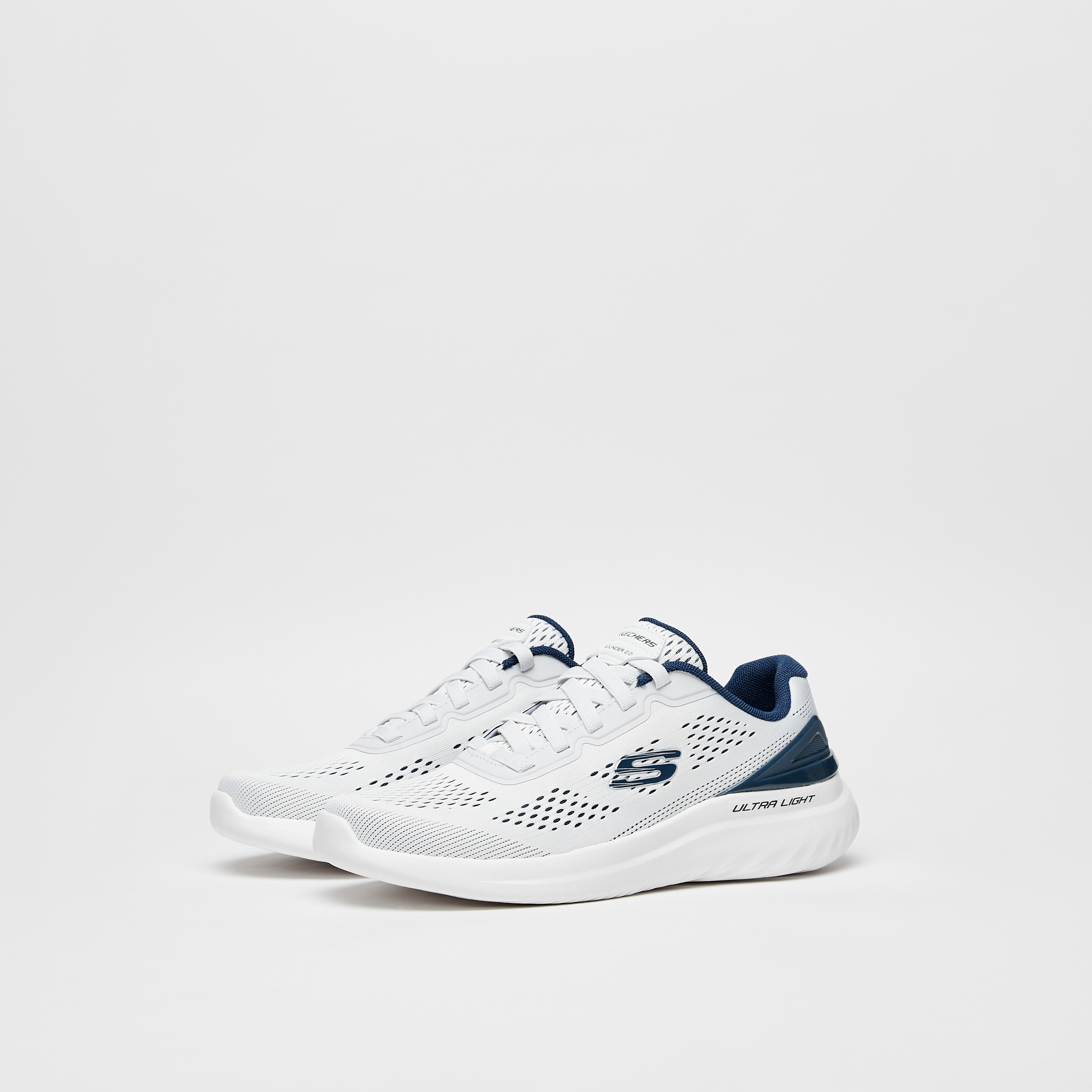 سكيتشرز حذاء رياضي باوندر 2.0 ميموري فوم كاحل منخفض للرجال 232776-BBK | OE-sports-men-shoes-image-18