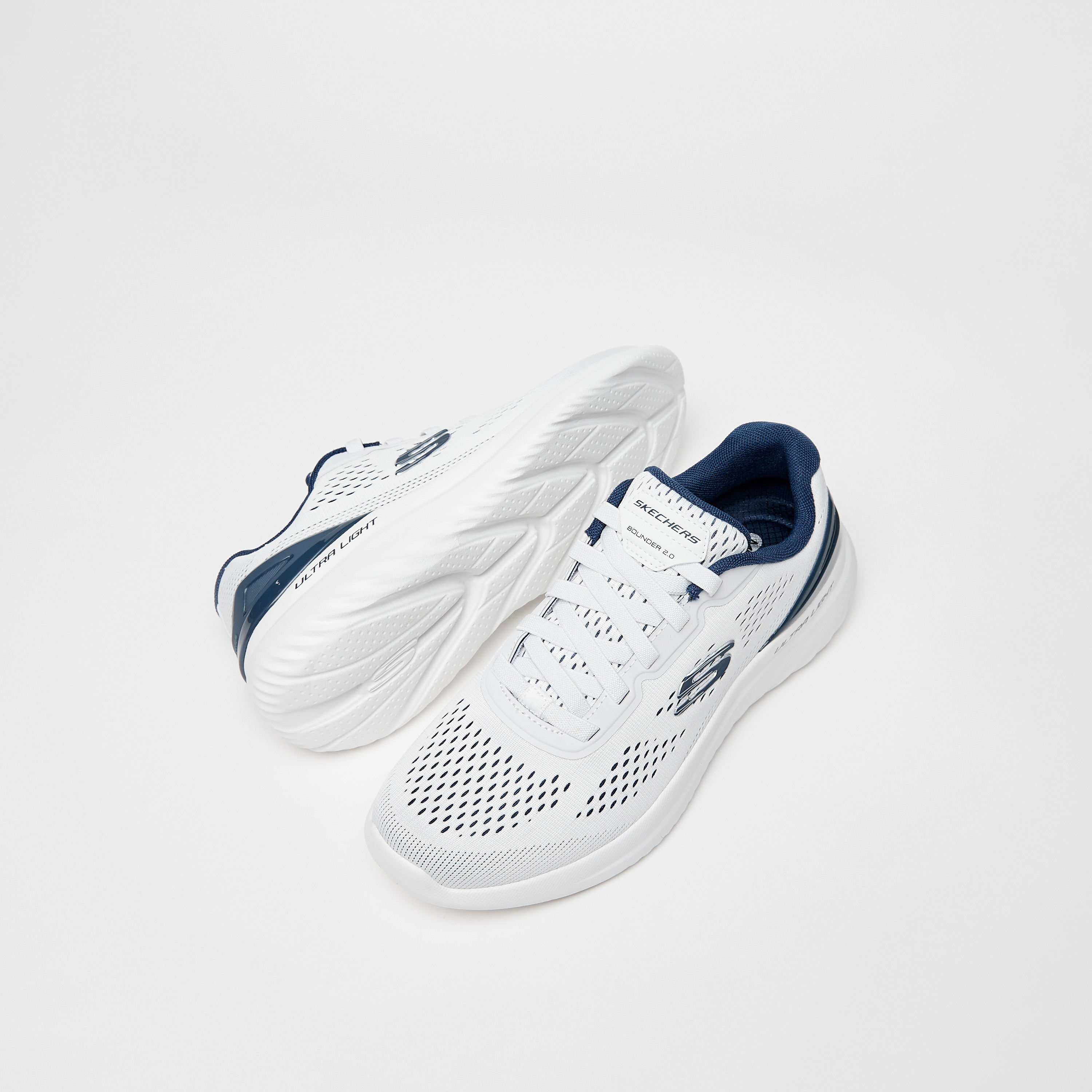 سكيتشرز حذاء رياضي باوندر 2.0 ميموري فوم كاحل منخفض للرجال 232776-BBK | OE-sports-men-shoes-image-22
