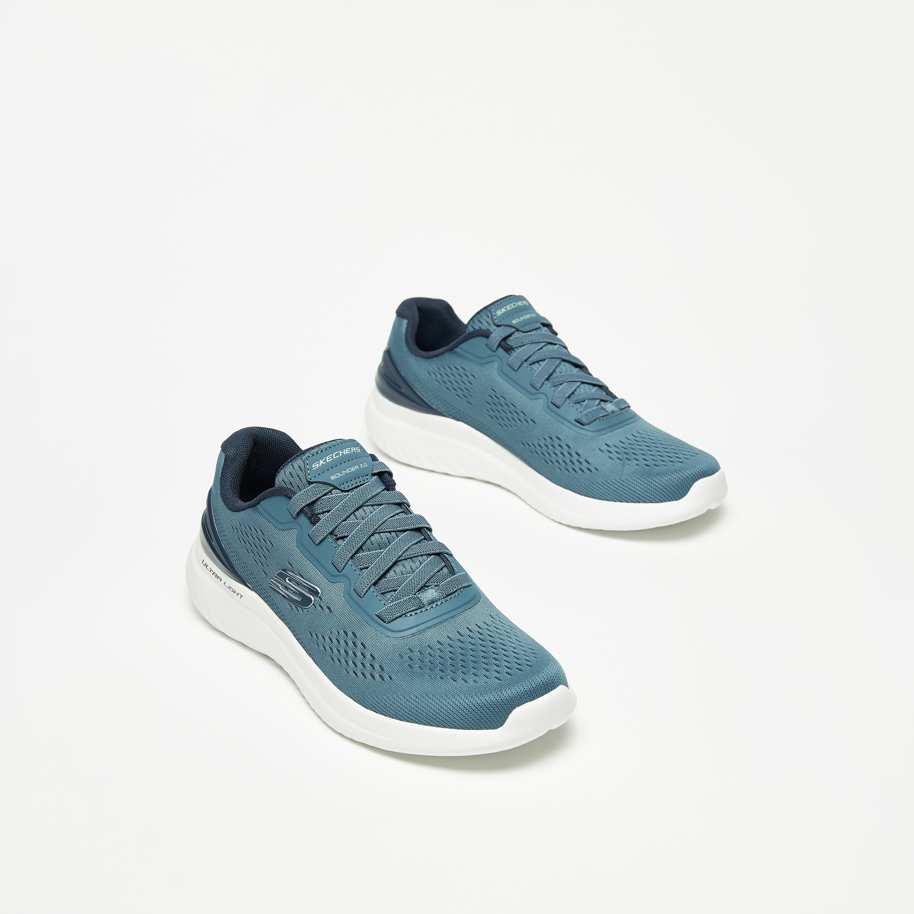 سكيتشرز حذاء رياضي باوندر 2.0 ميموري فوم كاحل منخفض للرجال 232776-BBK | OE-sports-men-shoes-image-25