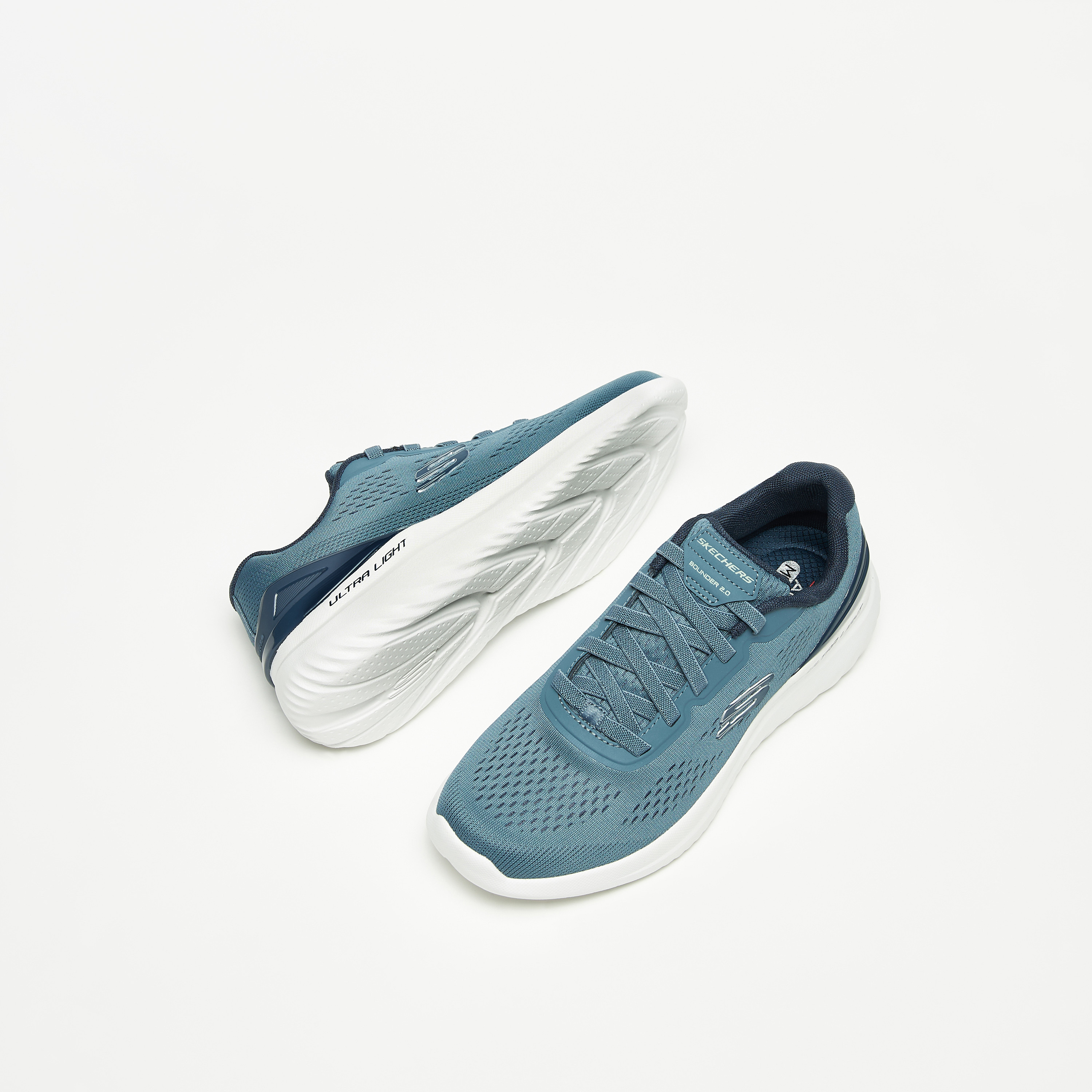 سكيتشرز حذاء رياضي باوندر 2.0 ميموري فوم كاحل منخفض للرجال 232776-BBK | OE-sports-men-shoes-image-30