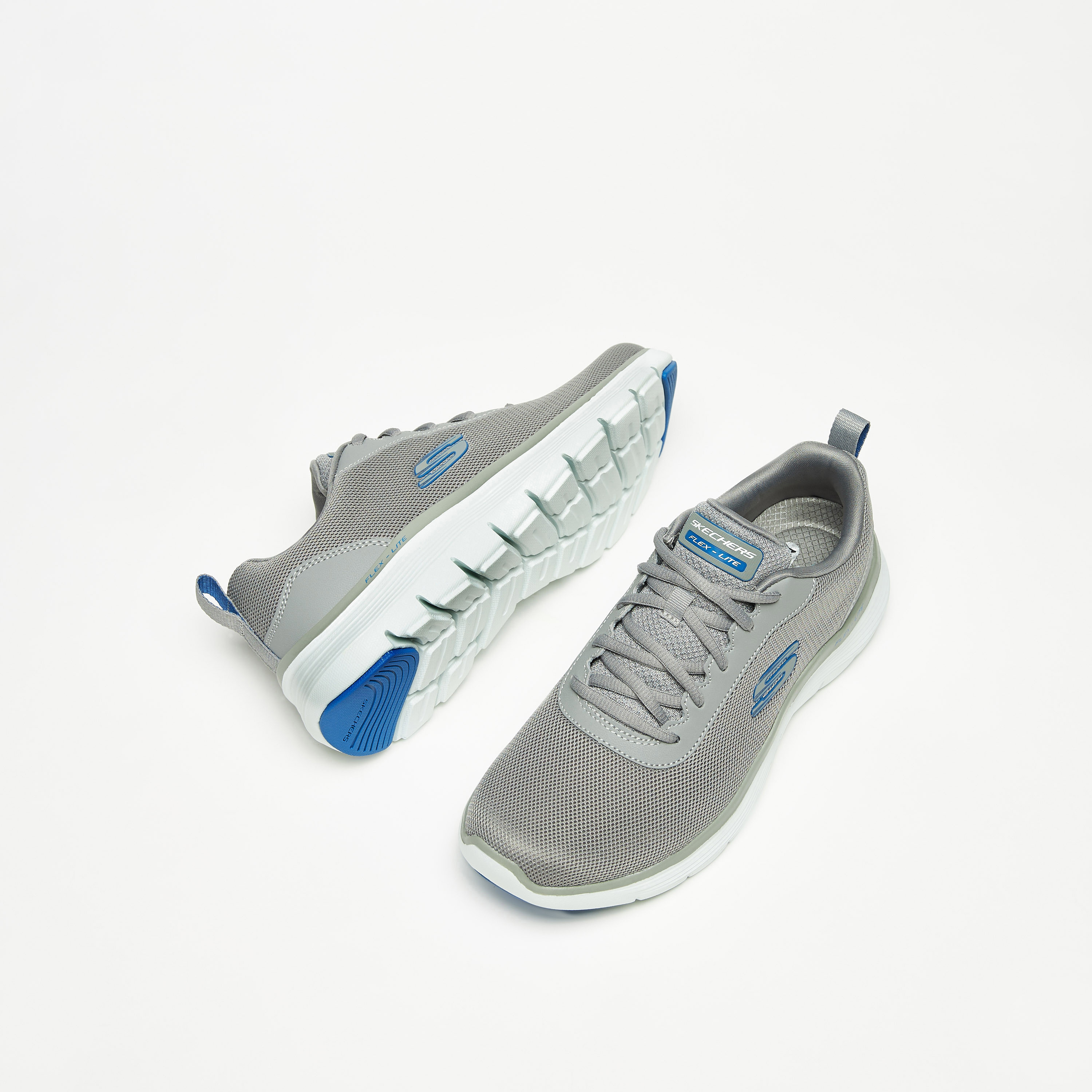 سكيتشرز حذاء رياضي فليكس ادفانتج 5.0 ميموري فوم كاحل منخفض للرجال 232822-GYBL | OE-sports-men-shoes-image-6