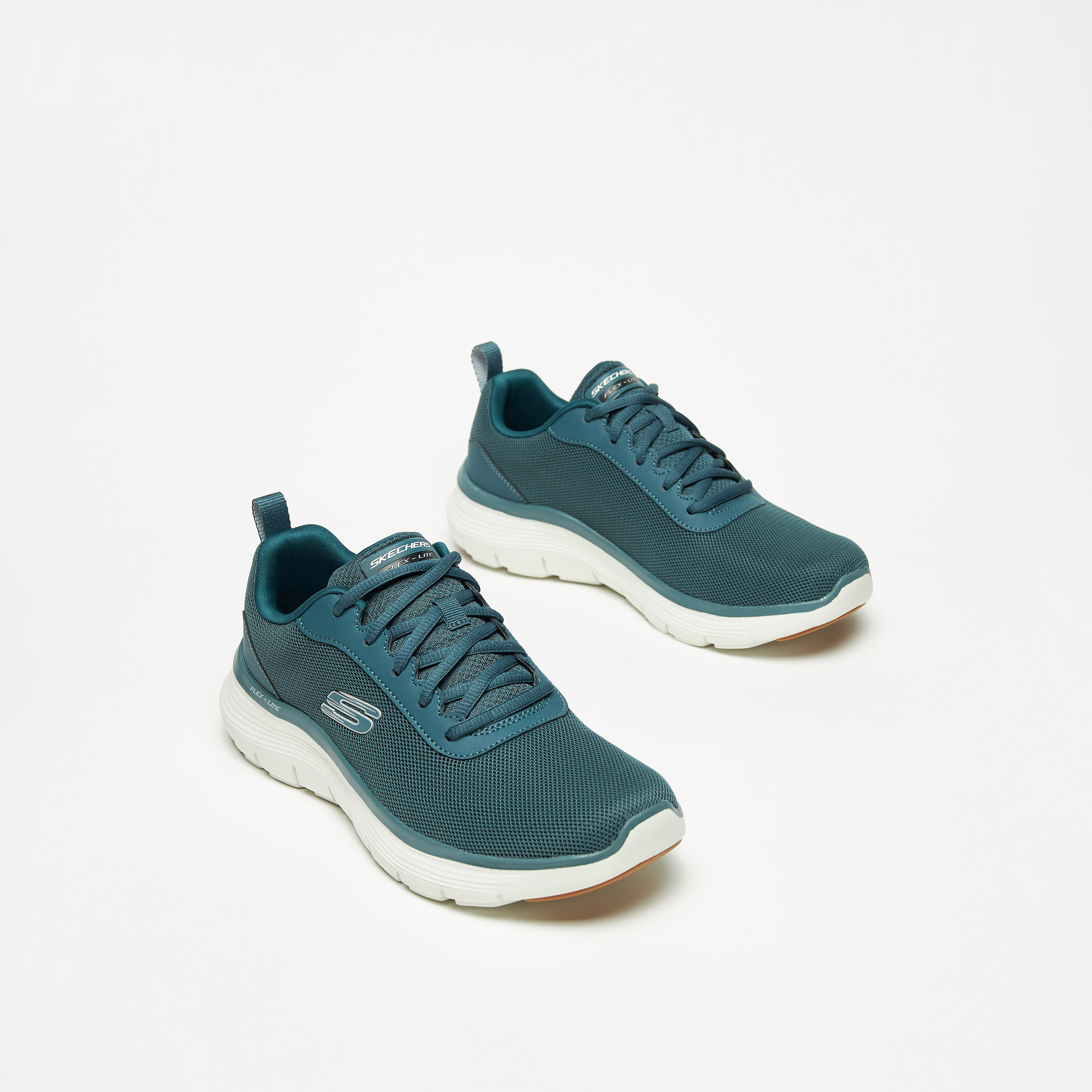 سكيتشرز حذاء رياضي فليكس ادفانتج 5.0 ميموري فوم كاحل منخفض للرجال 232822-GYBL | OE-sports-men-shoes-image-9