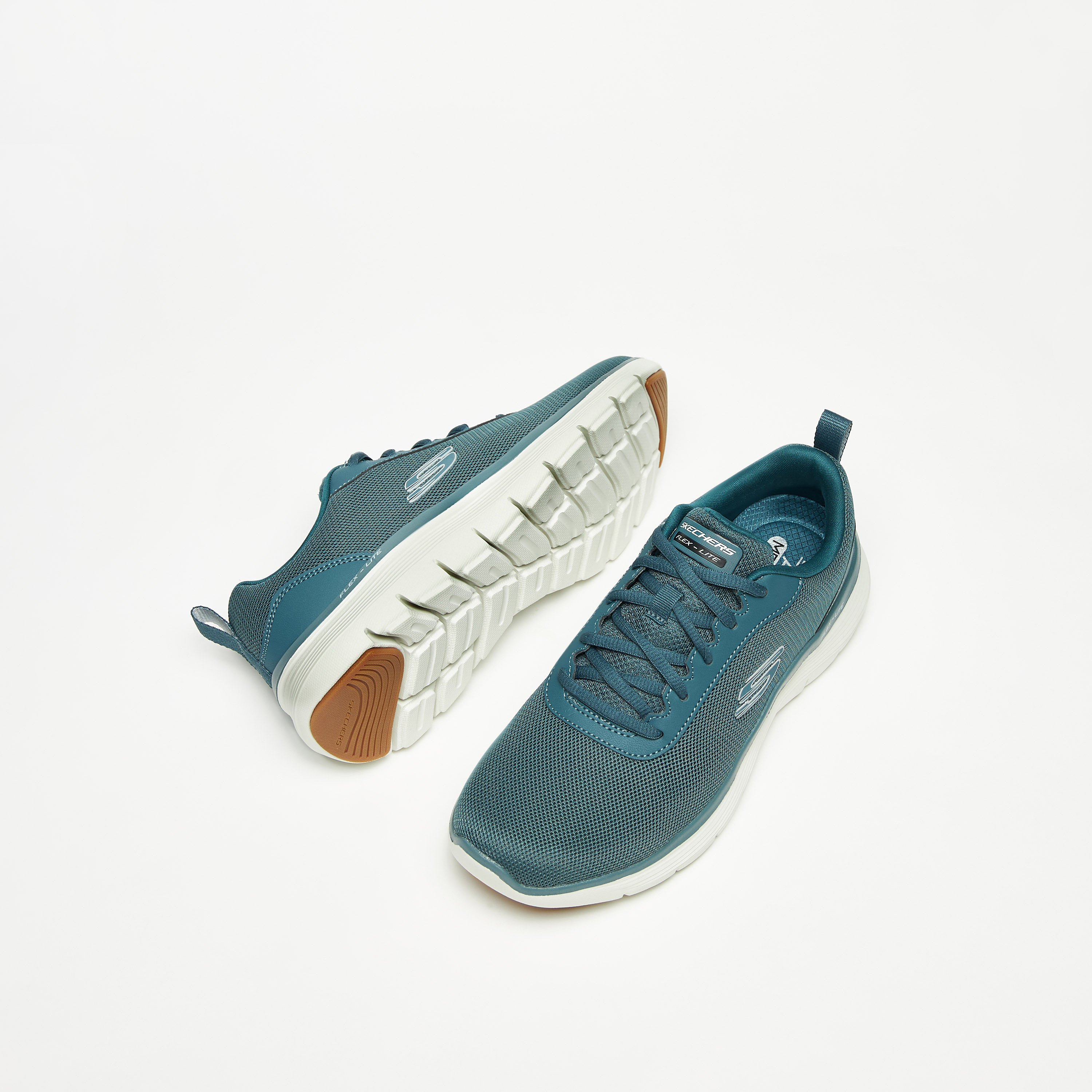 سكيتشرز حذاء رياضي فليكس ادفانتج 5.0 ميموري فوم كاحل منخفض للرجال 232822-GYBL | OE-sports-men-shoes-image-14