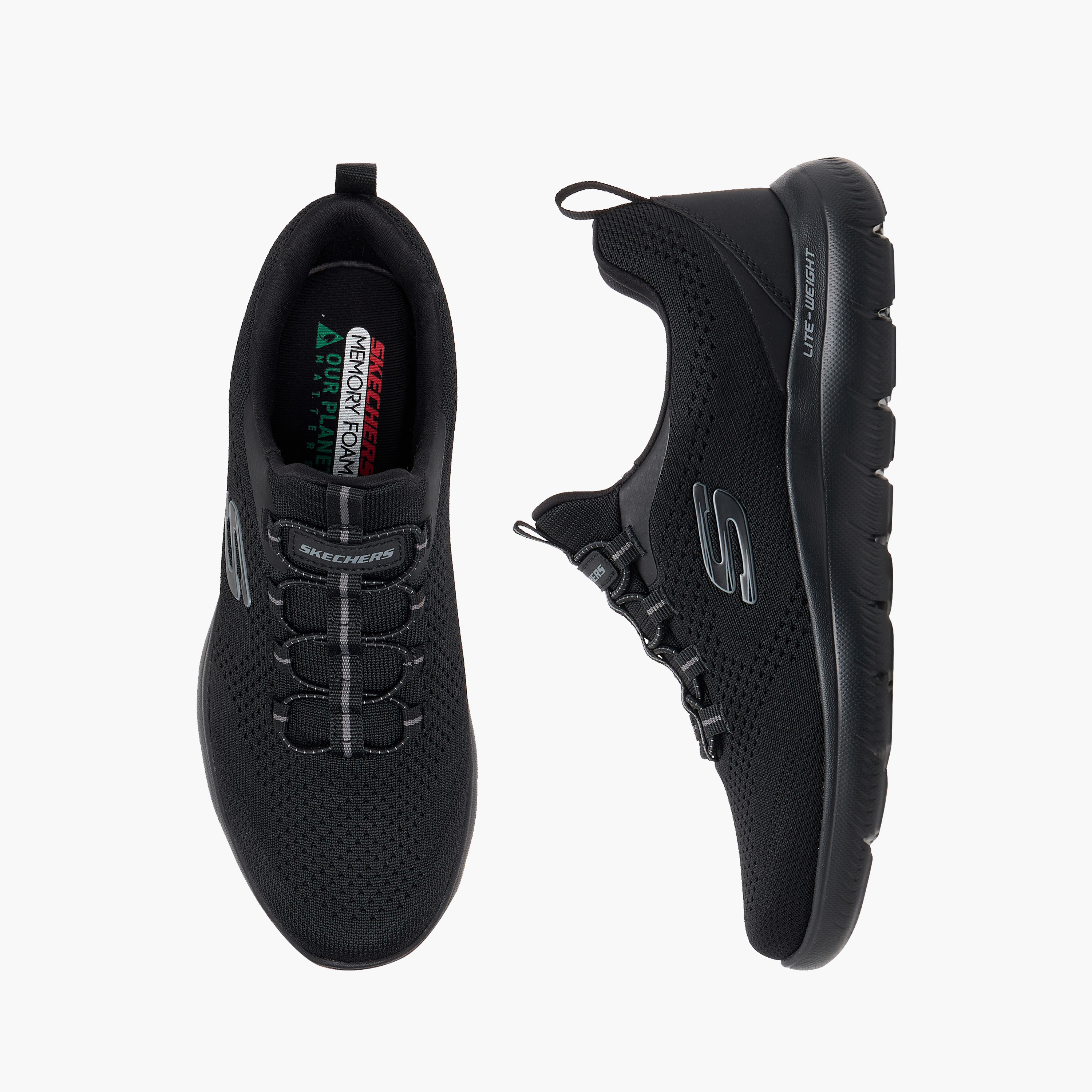 سكيتشرز حذاء رياضي ساميت ميموري فوم للرجال 232832-NVY | OE-sports-men-shoes-image-9