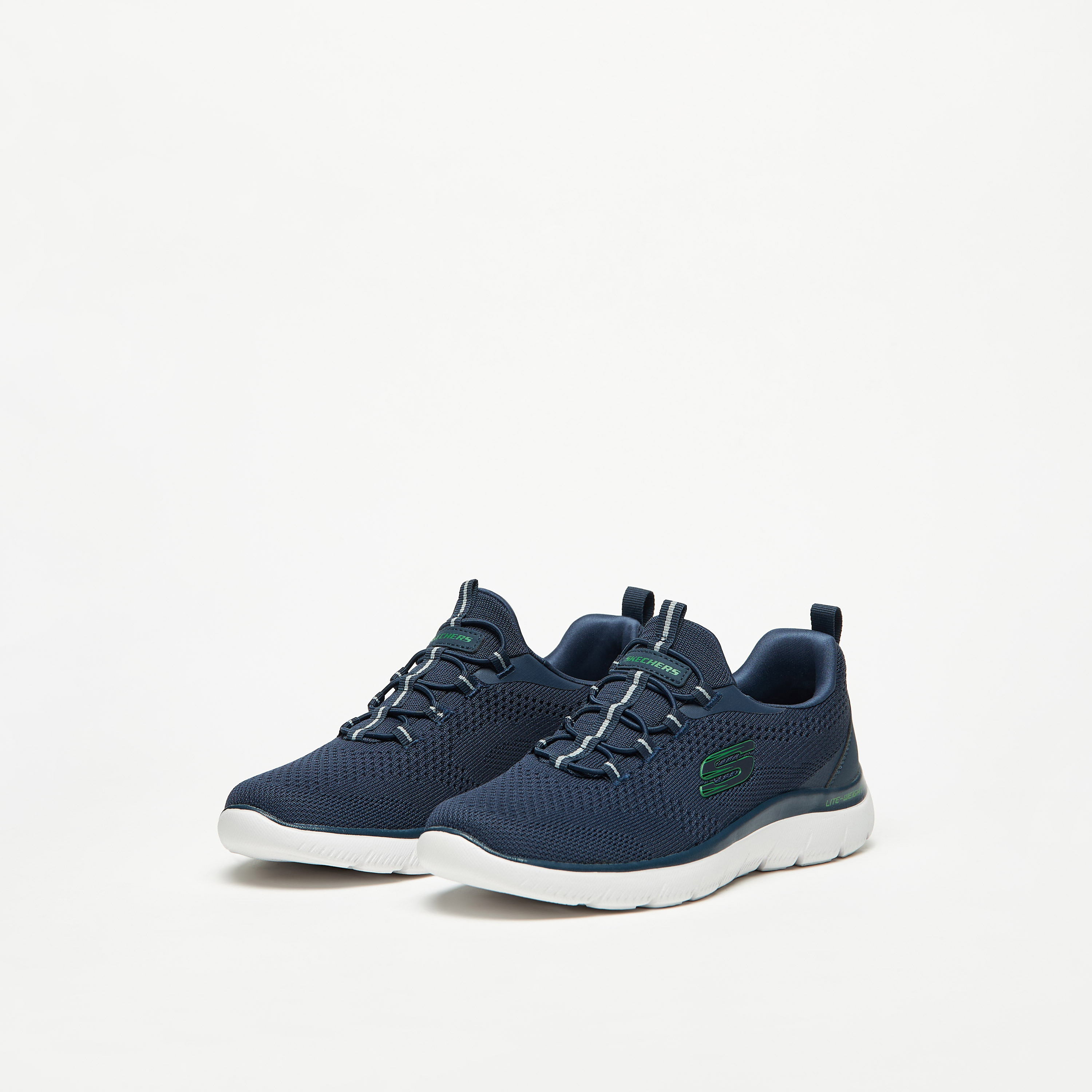 سكيتشرز حذاء رياضي ساميت ميموري فوم للرجال 232832-NVY | OE-sports-men-shoes-image-2
