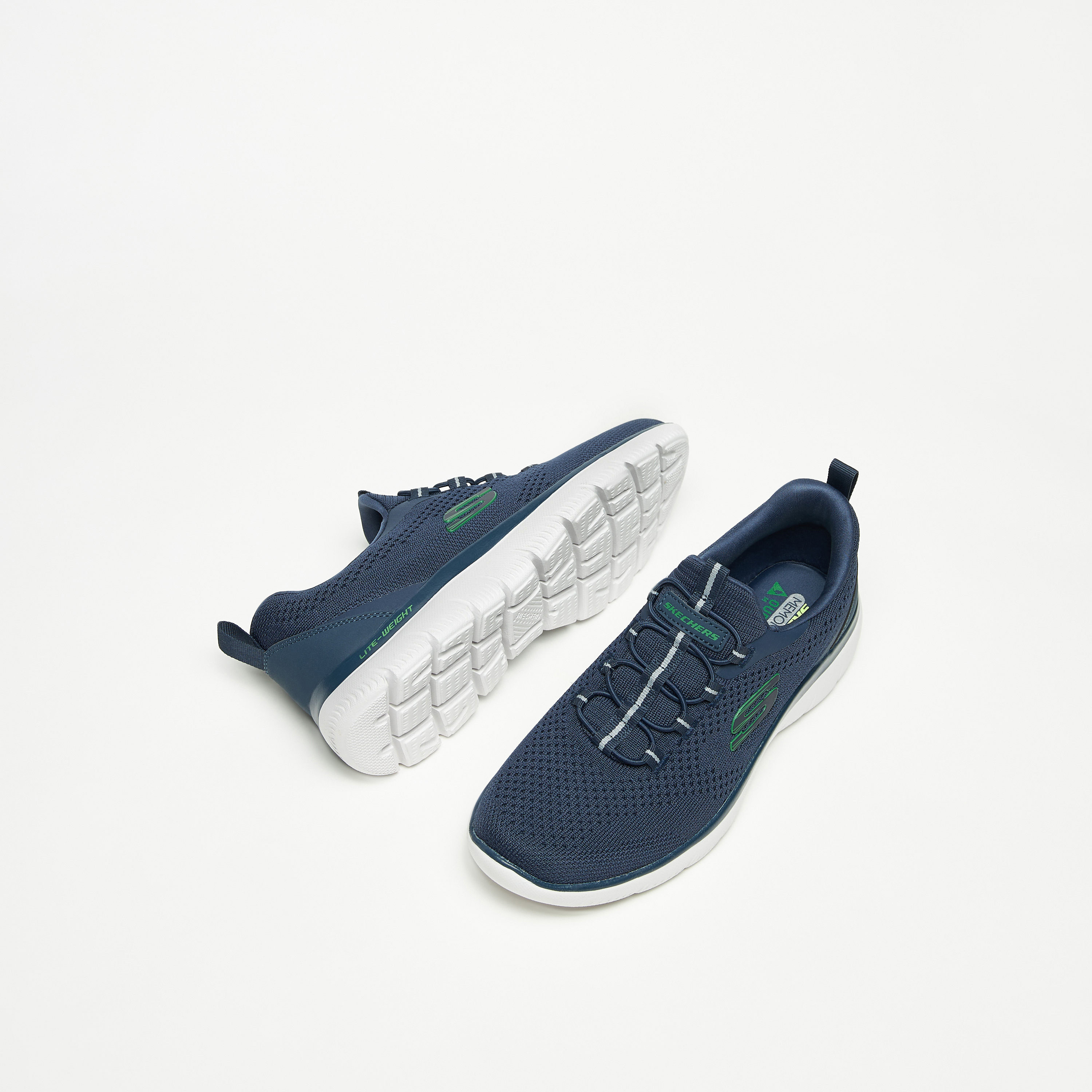 سكيتشرز حذاء رياضي ساميت ميموري فوم للرجال 232832-NVY | OE-sports-men-shoes-image-6