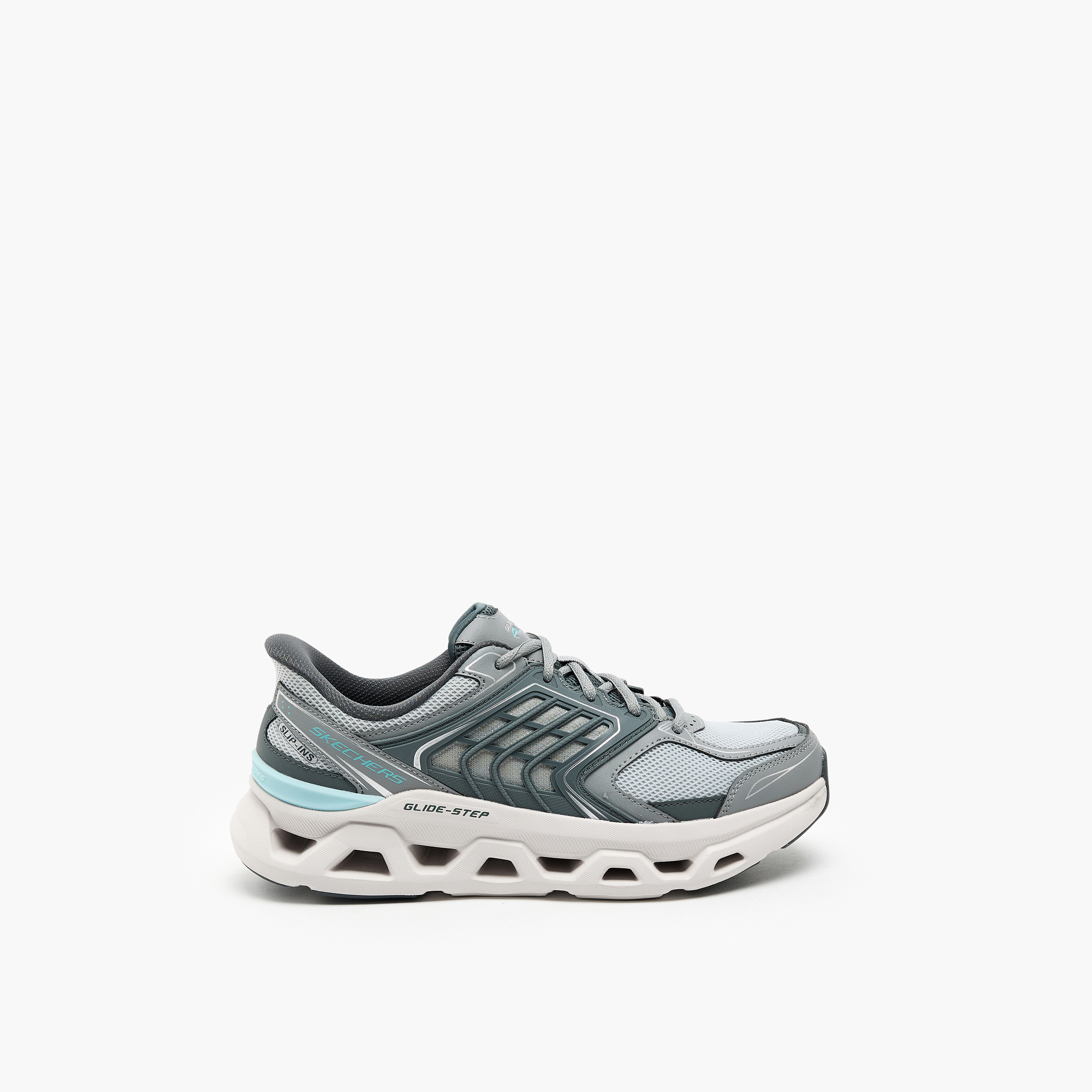 سكيتشرز- حذاء رياضي للرجال غلايد-ستيب التوس برباط مطاطي وكاحل منخفض 232924 | OE-sports-men-shoes-image-3