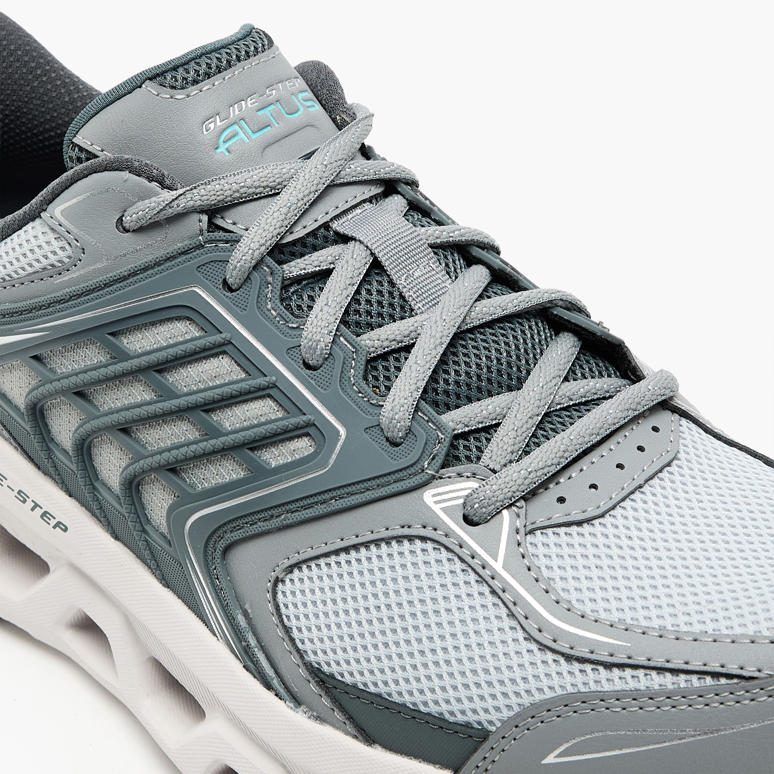 سكيتشرز- حذاء رياضي للرجال غلايد-ستيب التوس برباط مطاطي وكاحل منخفض 232924 | OE-sports-men-shoes-image-4