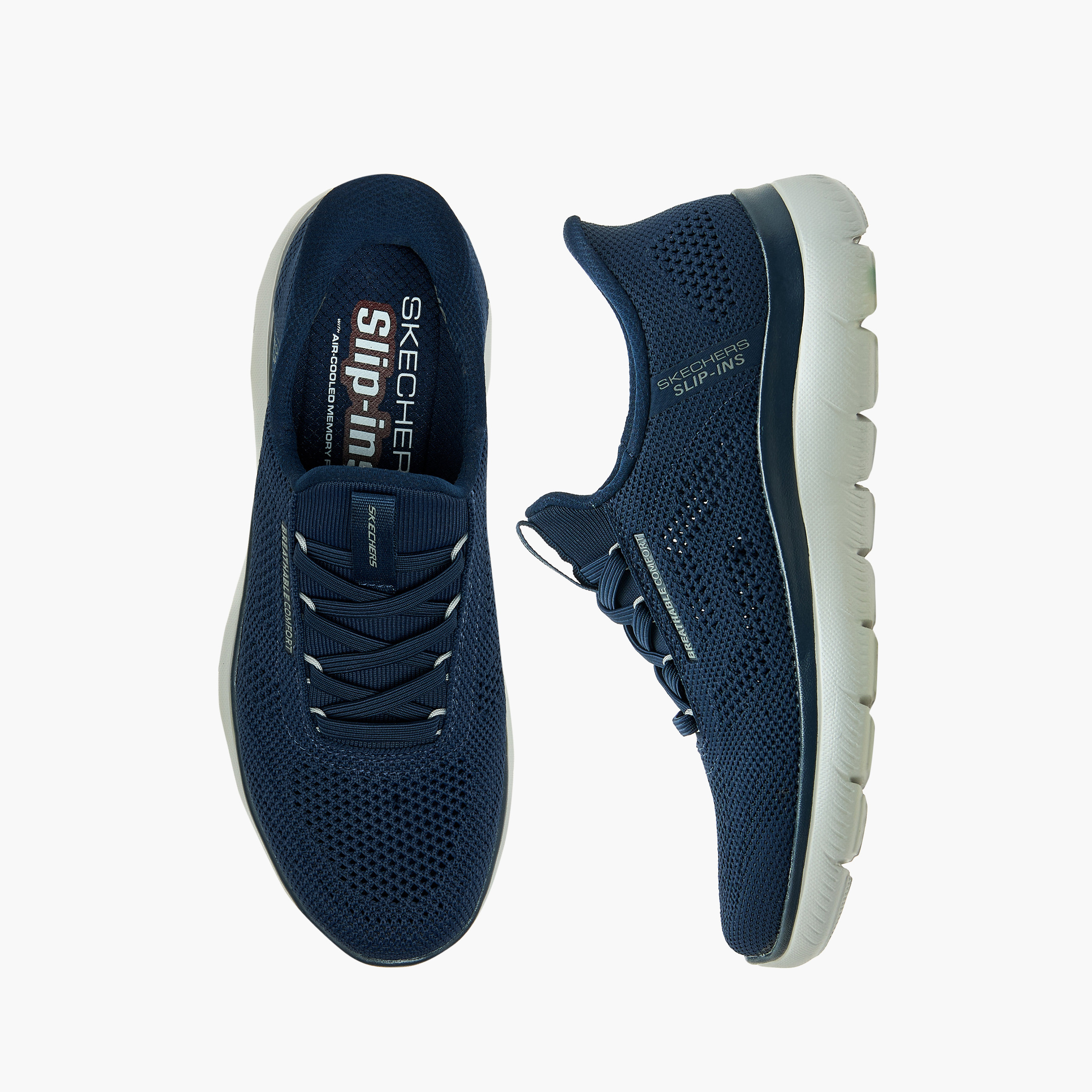 Skechers Men's SUMMITS Bungee Lace Low Ankle Sneakers 232939 | OE-sports-men-shoes-image-1
