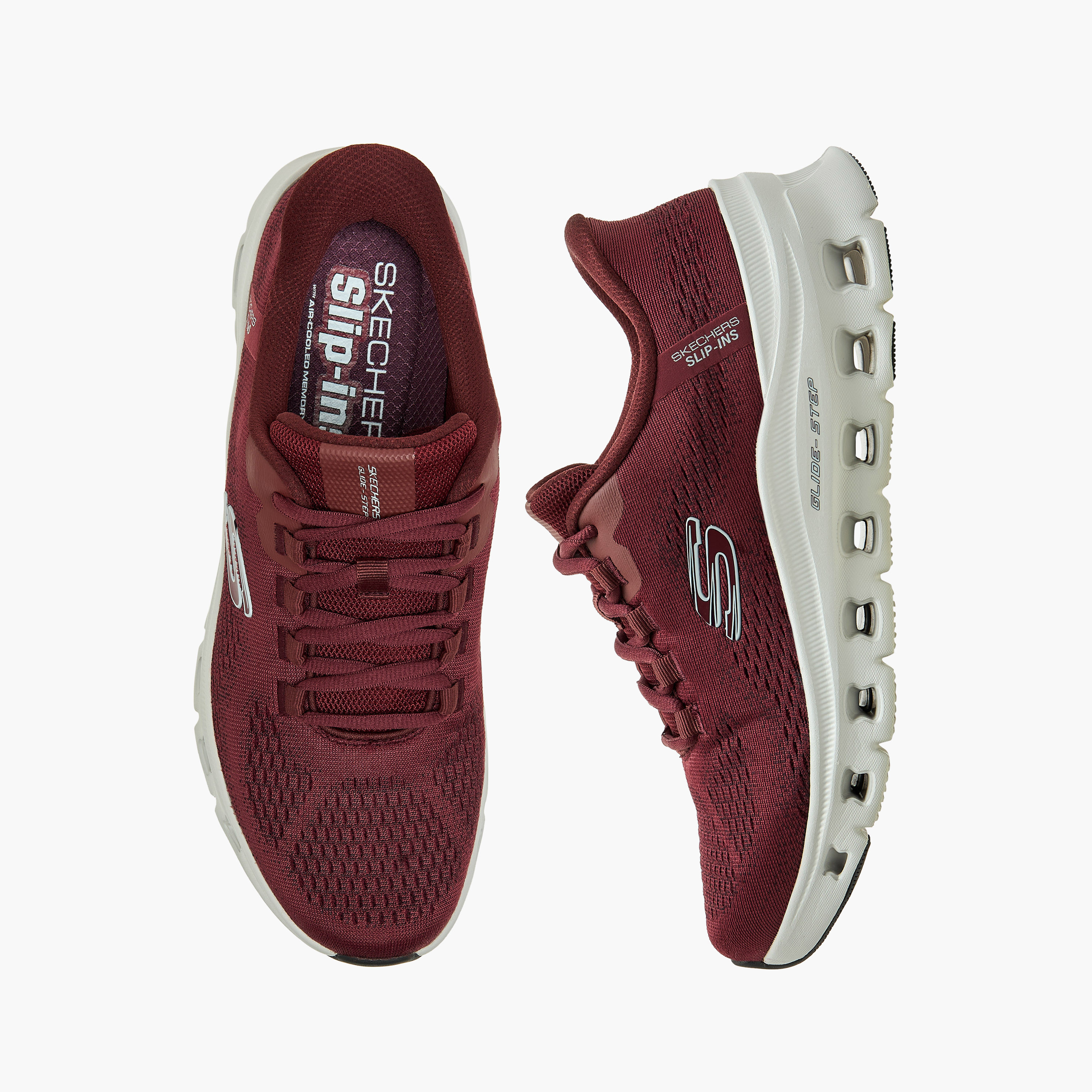 سكيتشرز - حذاء رياضي جلايد ستيب برو برباط - منخفض الكاحل - للرجال  232941 | OE-sports-men-shoes-image-1
