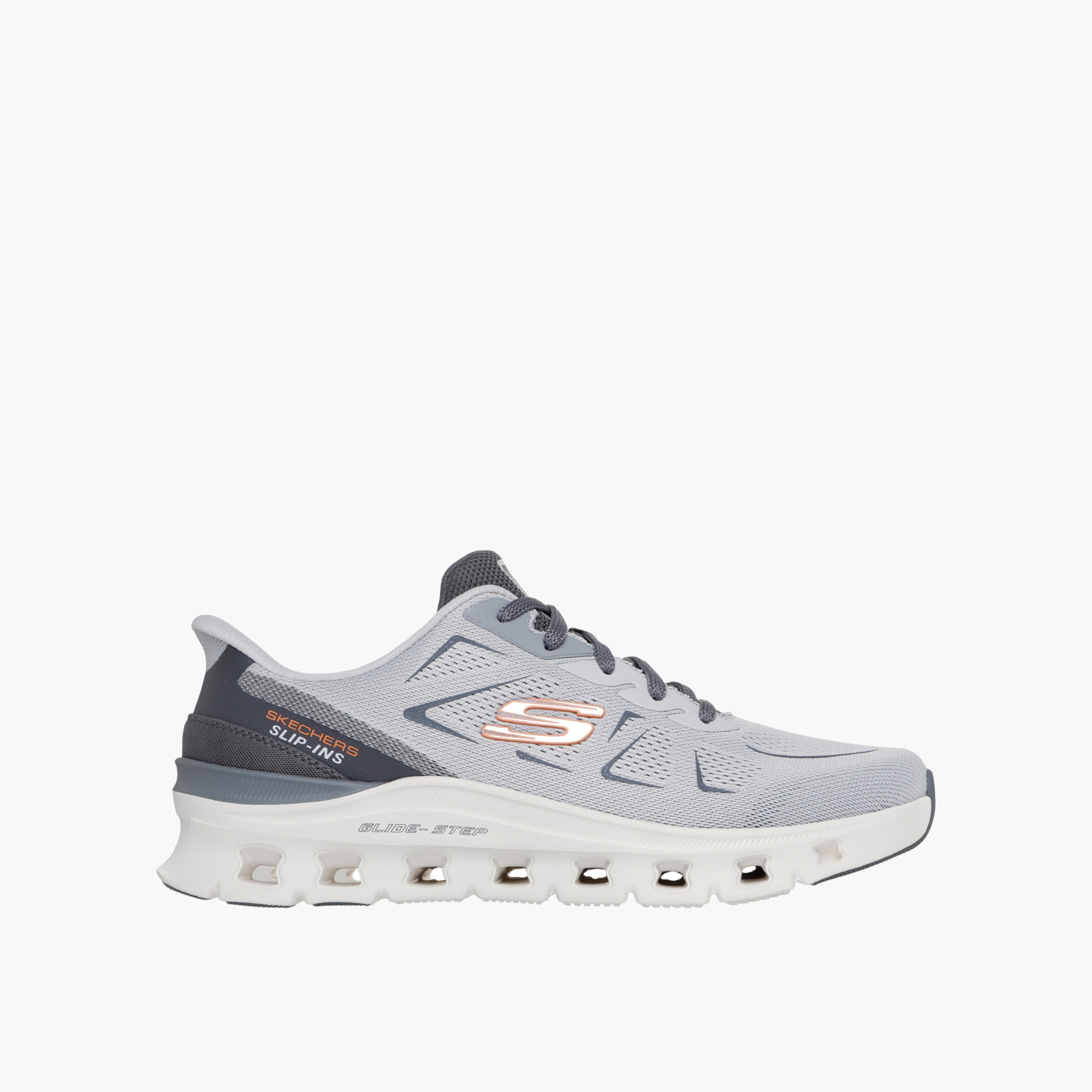 حذاء رياضي سهل الارتداء بطبعات شعار للرجال من سكيتشرز-sports-men-shoes-image-1