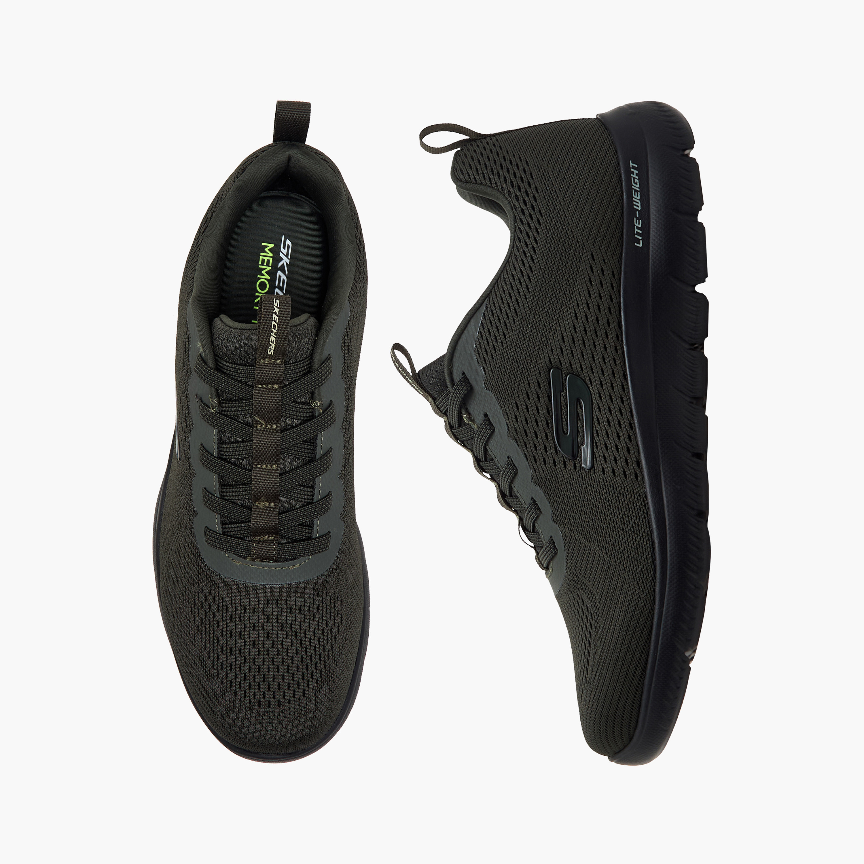 سكيتشرز - حذاء رياضي ساميتس - دانتيل بنجي - منخفض الكاحل - للرجال  232963 | OE-sports-men-shoes-image-1