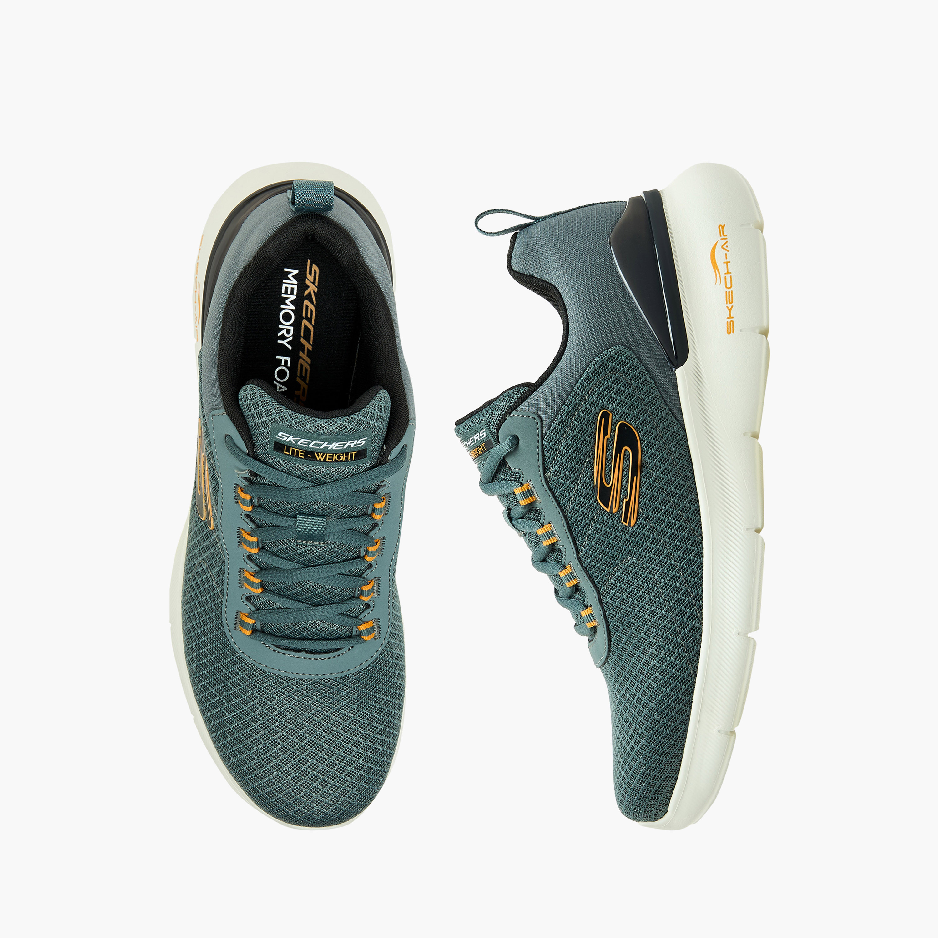 حذاء سكيتشرز ذو سكيتش إير ديناميت 2.0 برباط للرجال 232971 | OE-sports-men-shoes-image-16