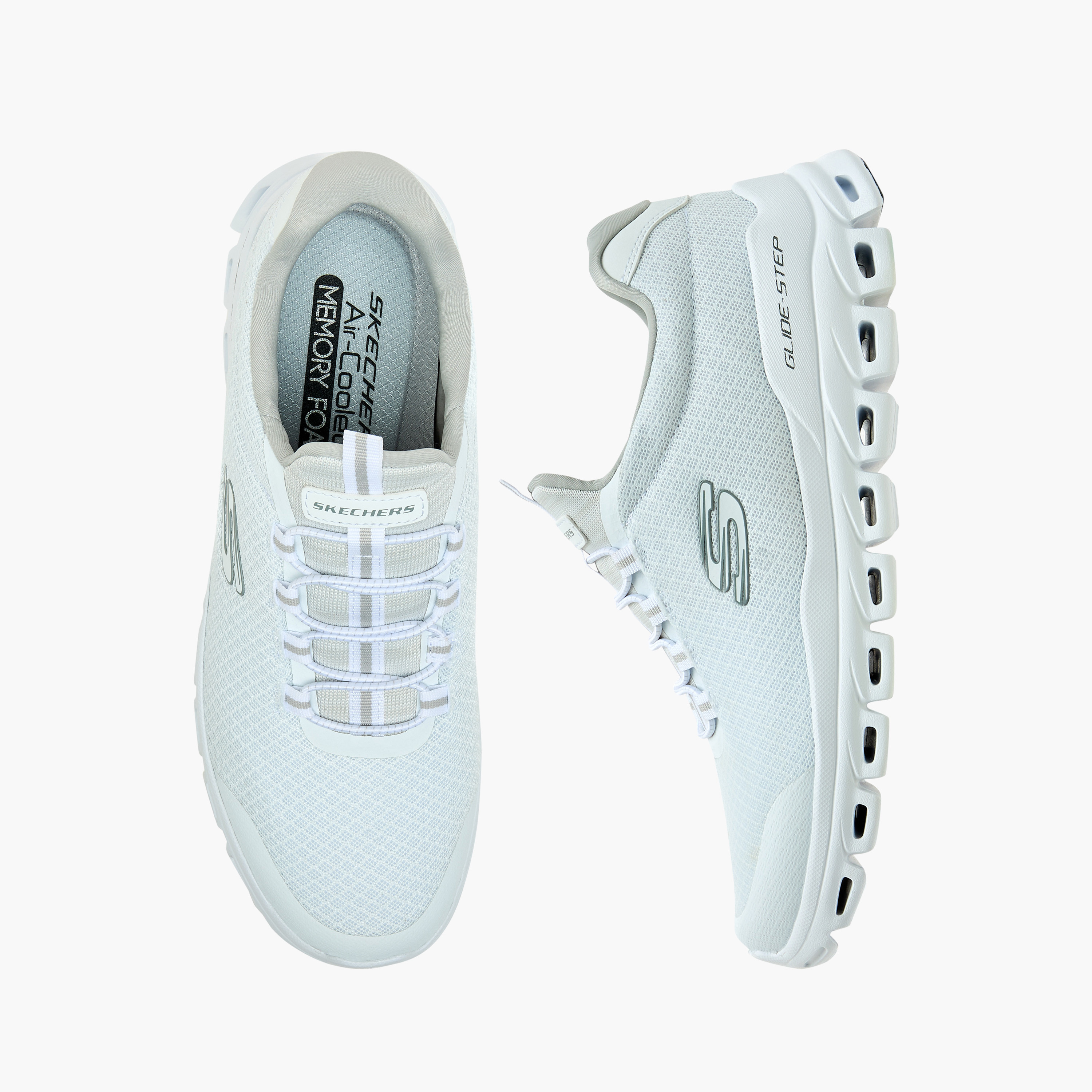 Skechers Men's GLIDE-STEP Bungee Lace Low Ankle Sneakers 233012 | OE-sports-men-shoes-image-1