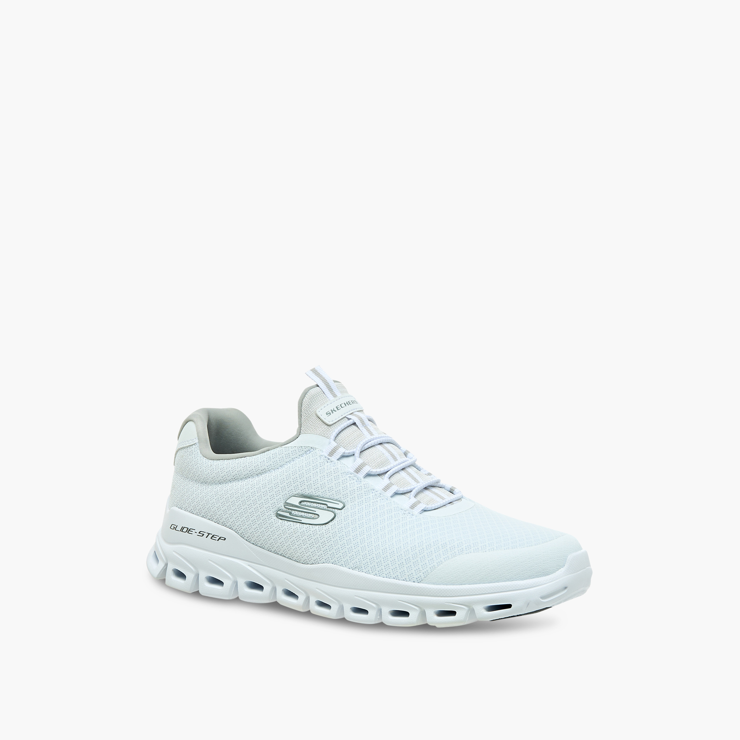 سكيتشرز - حذاء رياضي جلايد ستيب - دانتيل بنجي - برباط منخفض الكاحل - للرجال  233012 | OE-sports-men-shoes-image-2