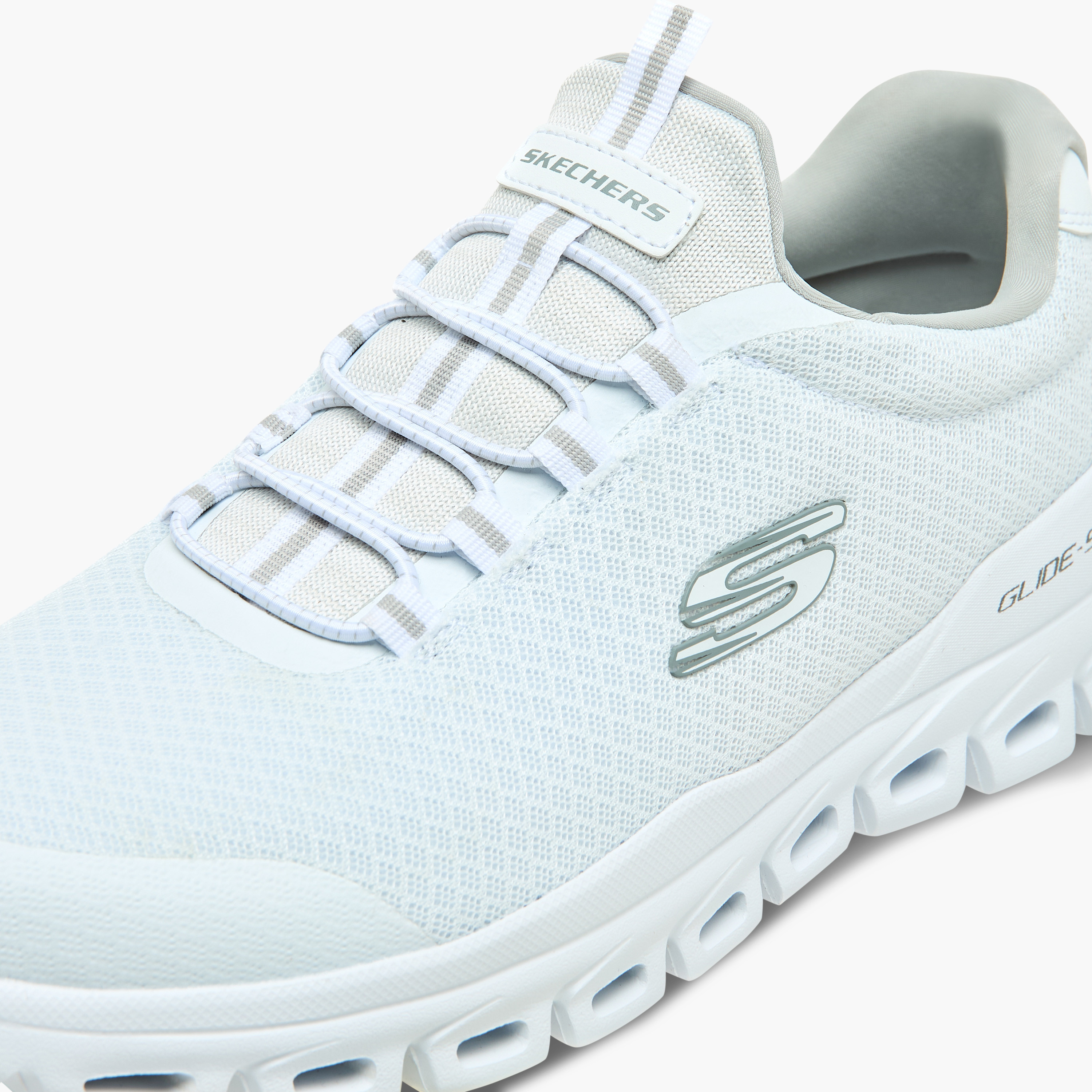 سكيتشرز - حذاء رياضي جلايد ستيب - دانتيل بنجي - برباط منخفض الكاحل - للرجال  233012 | OE-sports-men-shoes-image-4