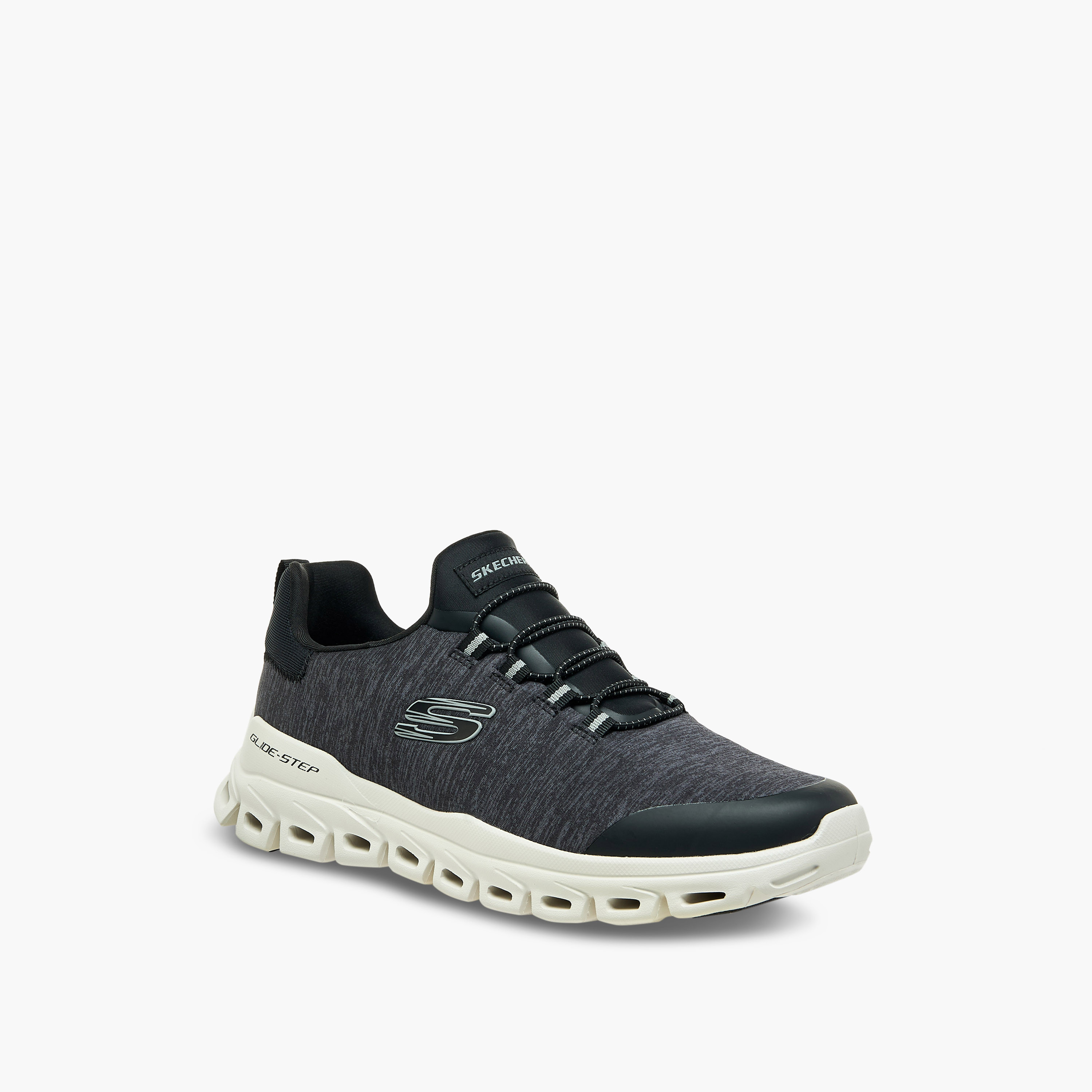 Skechers Men's Glide-Step Bungee Lace Low Ankle Sneakers 233013 | OE-sports-men-shoes-image-2