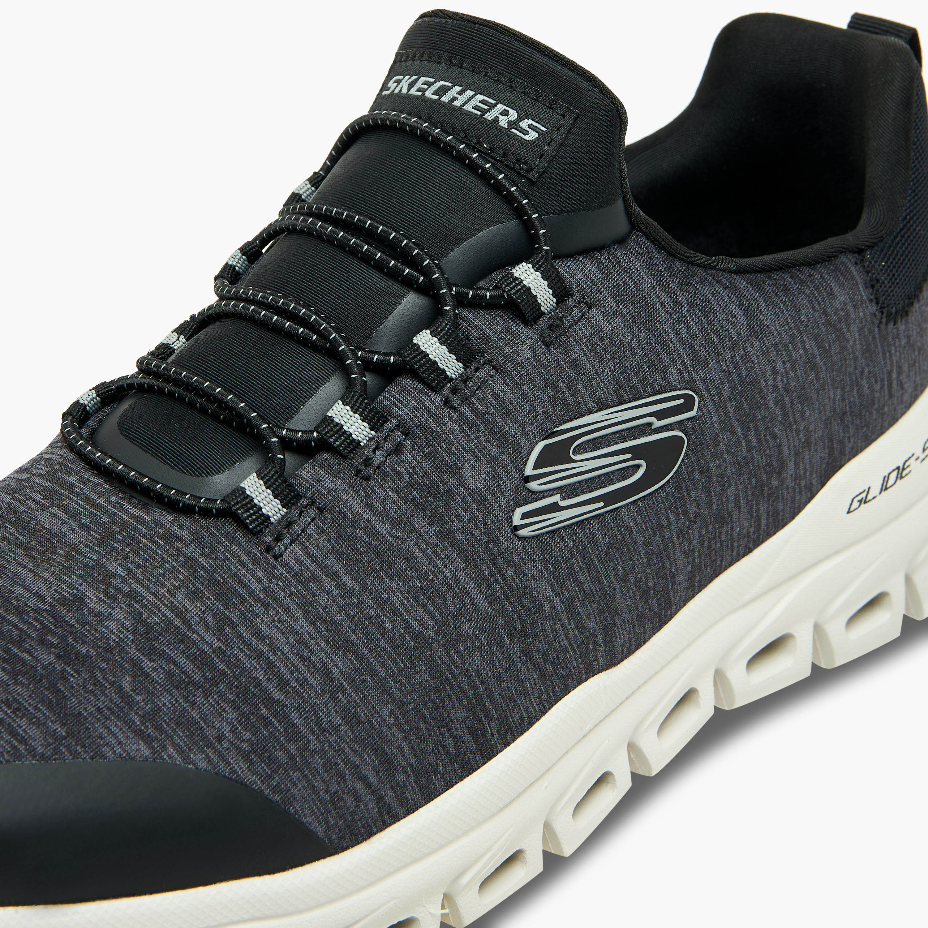 Skechers Men's Glide-Step Bungee Lace Low Ankle Sneakers 233013 | OE-sports-men-shoes-image-4