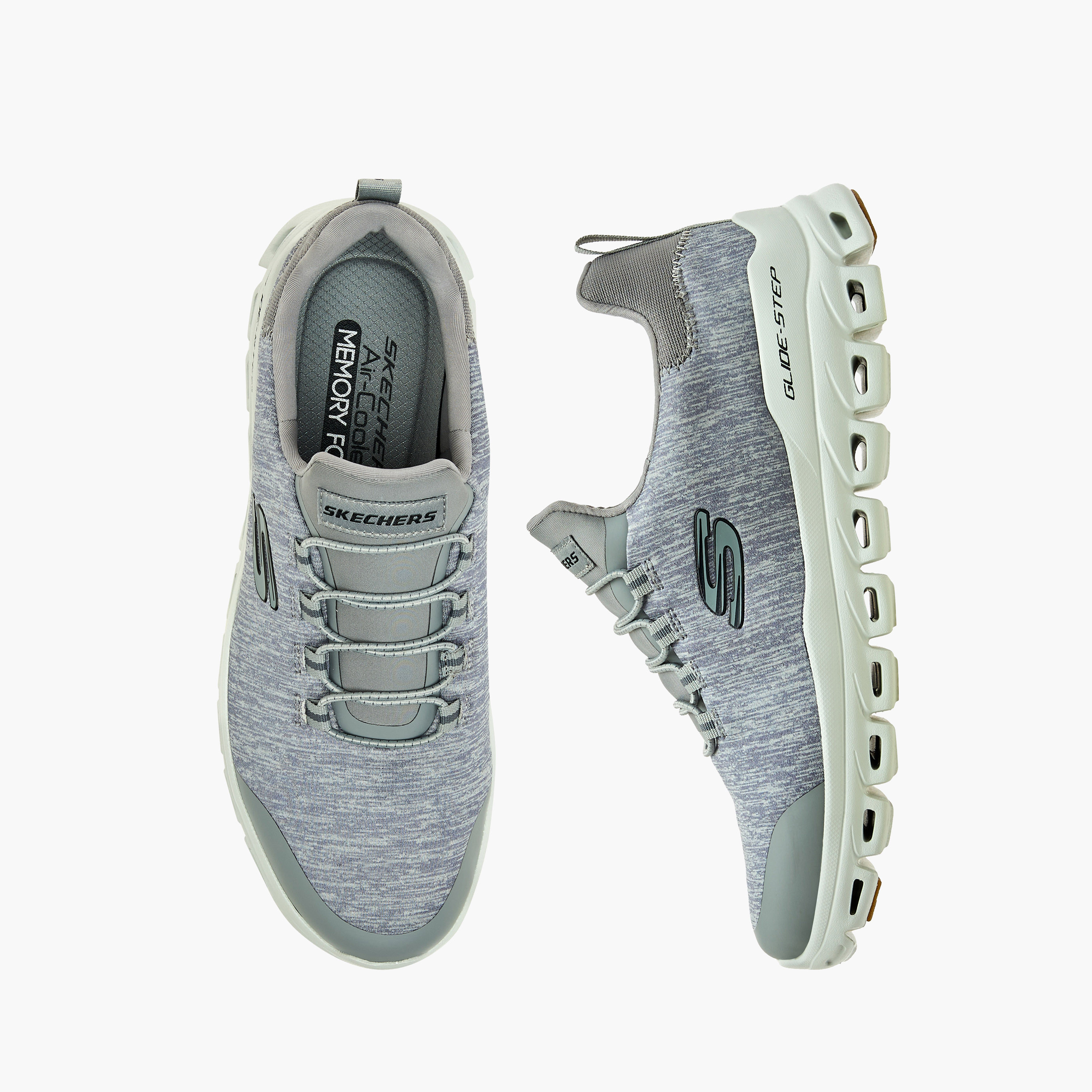 Skechers Men's Glide-Step Bungee Lace Low Ankle Sneakers 233013 | OE-sports-men-shoes-image-6