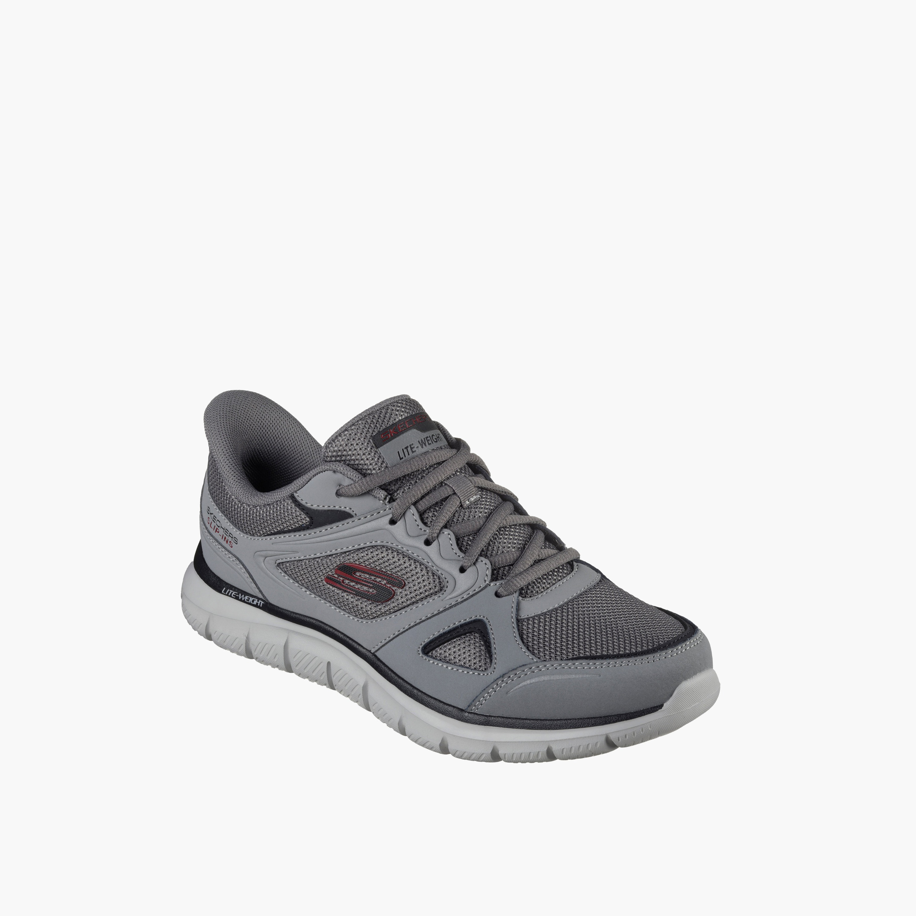 Skechers Men Lace-Up Leather Sports Shoes-sports-men-shoes-image-1