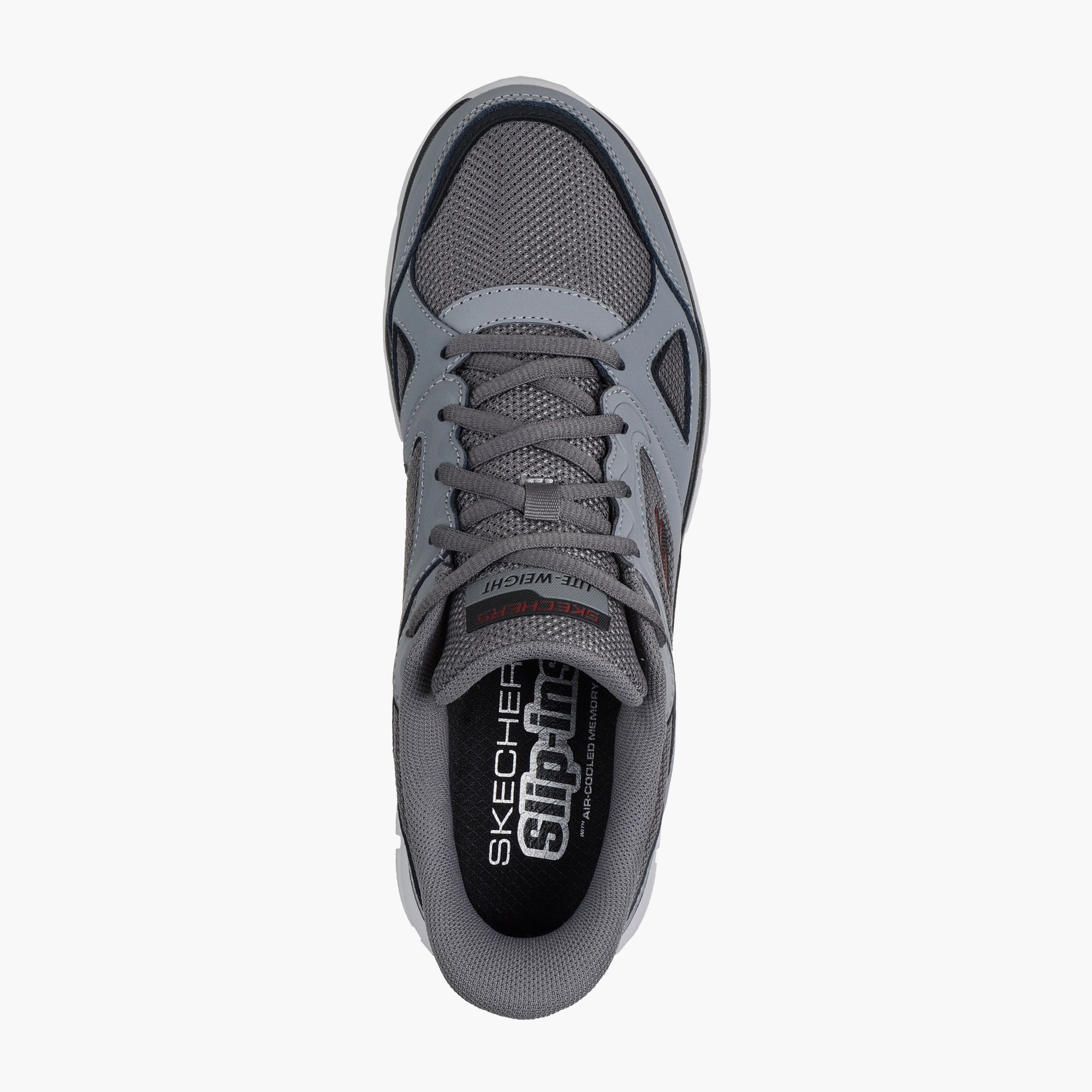 Skechers Men Lace-Up Leather Sports Shoes-sports-men-shoes-image-3