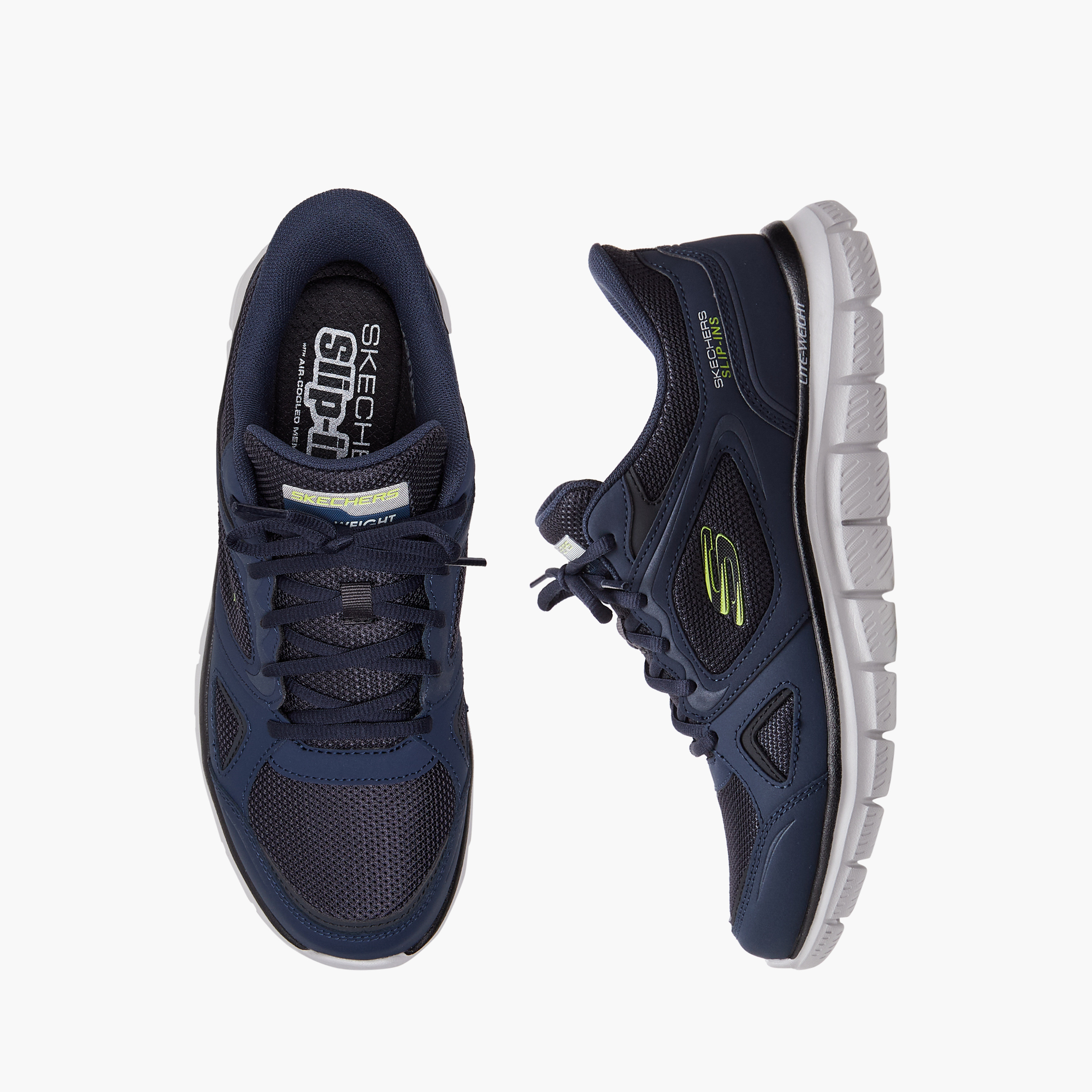 Skechers Men's Track Bungee Lace Running Shoes 233039 | OE-sports-men-shoes-image-1