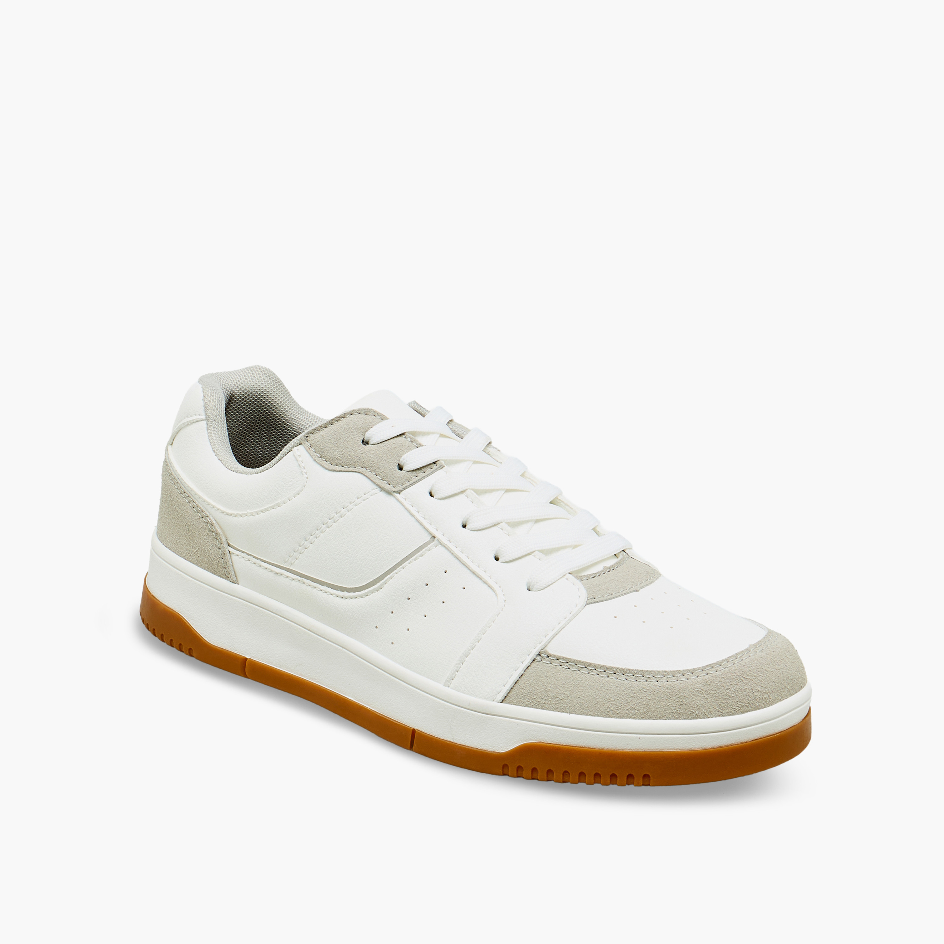 LBL by Shoexpress Men Panelled Lace-Up Ankle Sneakers-men-shoes-sneakers-image-2