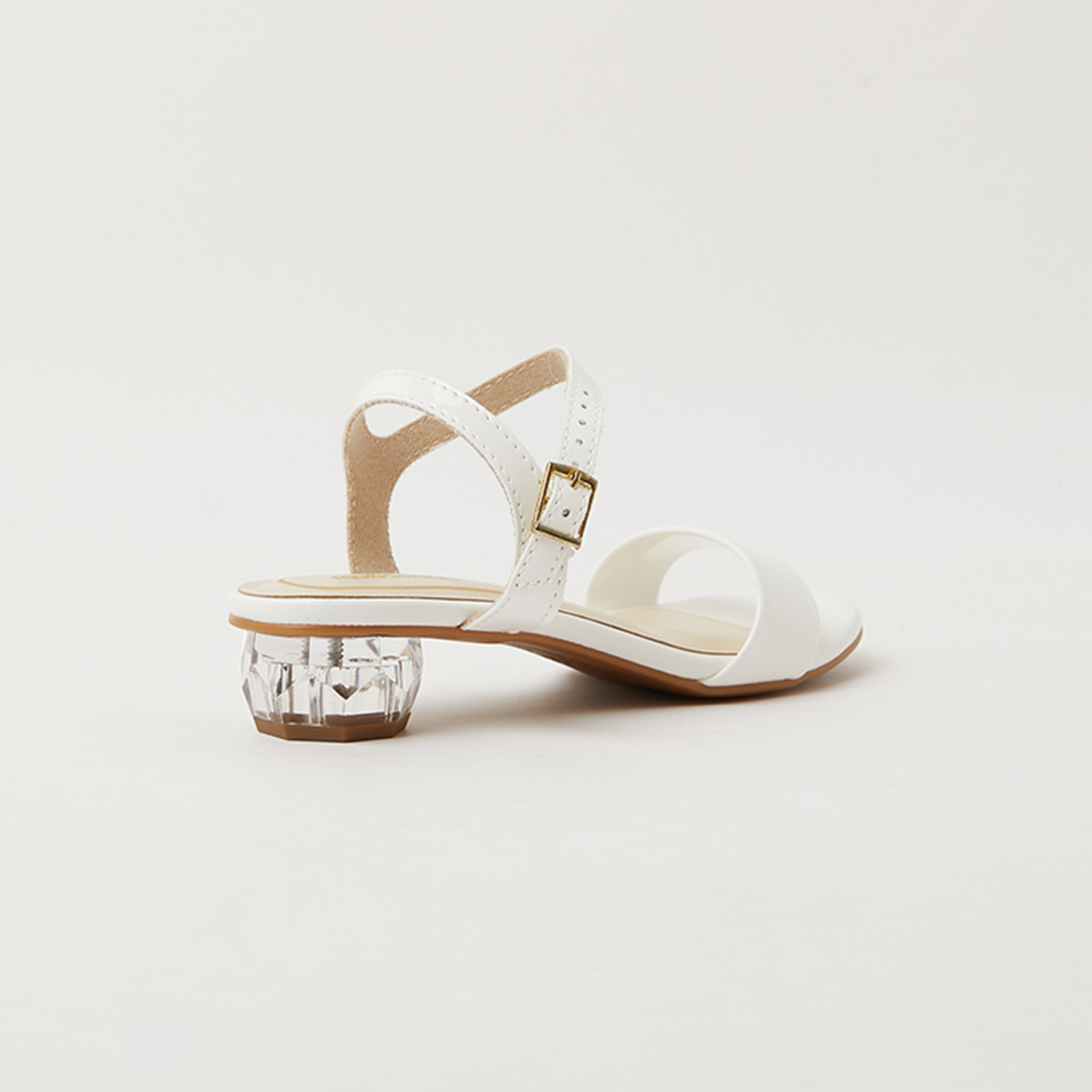 Molekinha by Geoomnii Girls Open Toe Block Heel Ankle Strap Sandals | 2343-100-13488-16072     -girls-shoes-sandals-image-2
