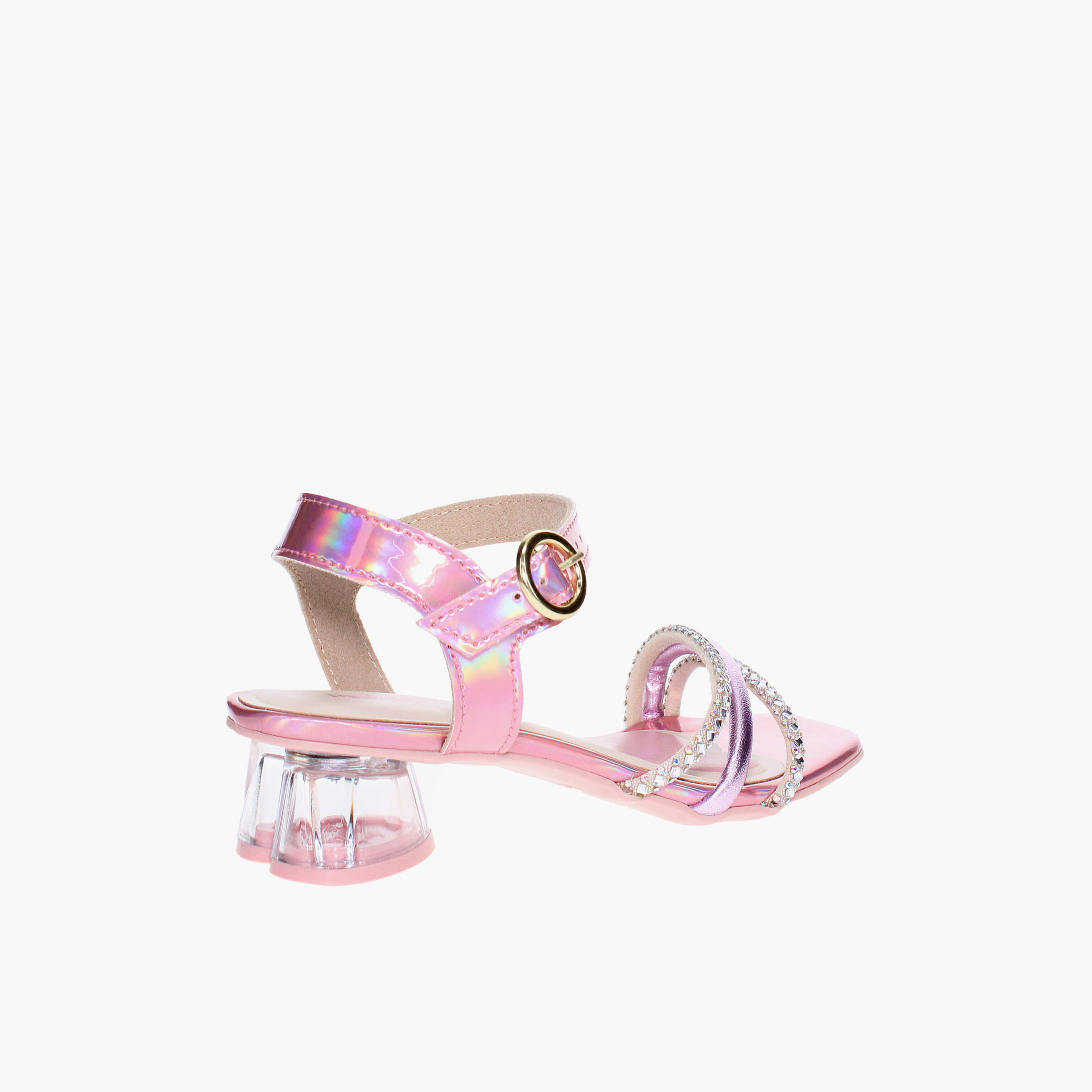 Molekinha by Geoomnii Girls Buckle Closure Heel Sandals | 2346-106-25526-90444        -girls-shoes-sandals-image-3