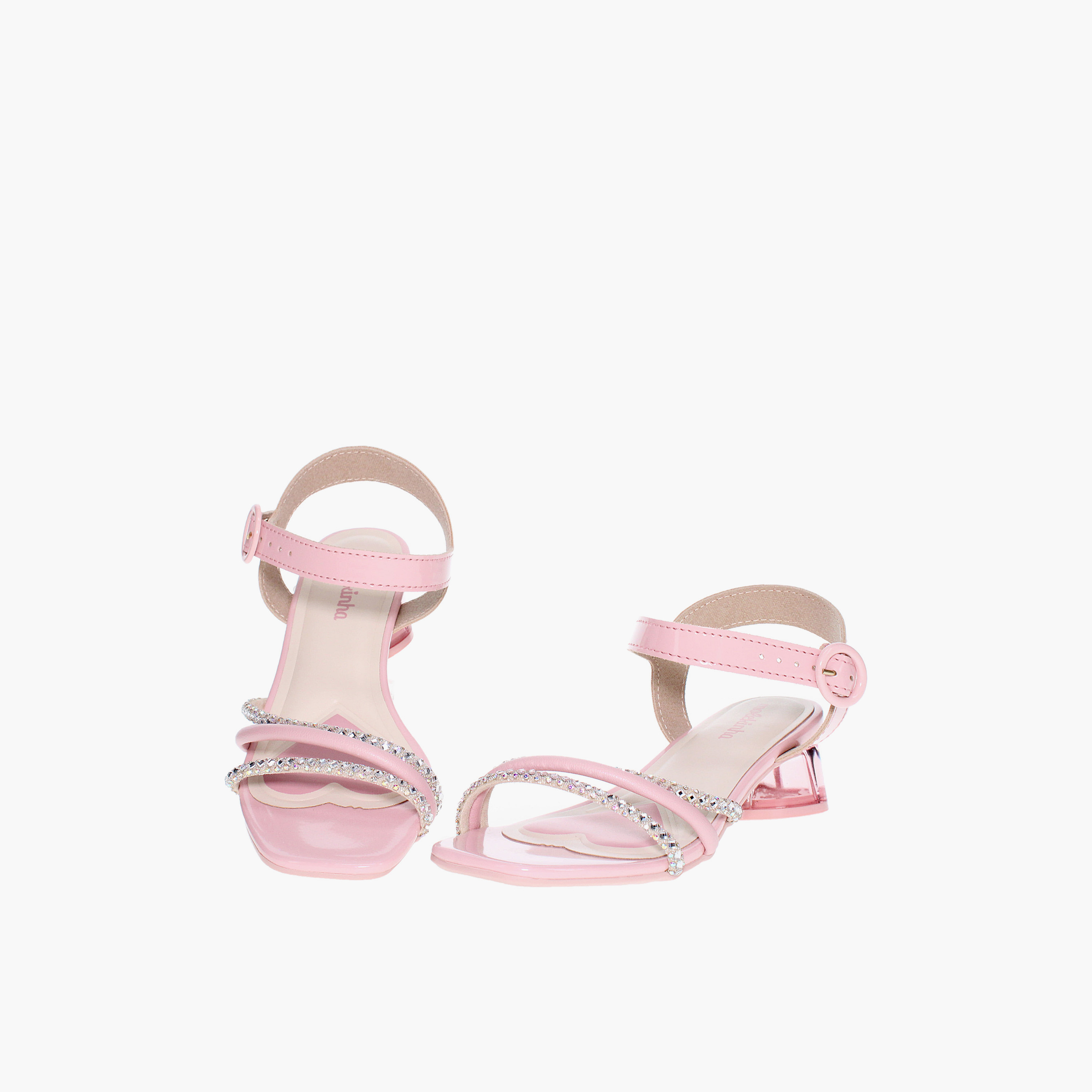 Molekinha by Geoomnii Girls Buckle Closure Heel Sandals | 2346-206-25523-87995        -girls-shoes-sandals-image-4