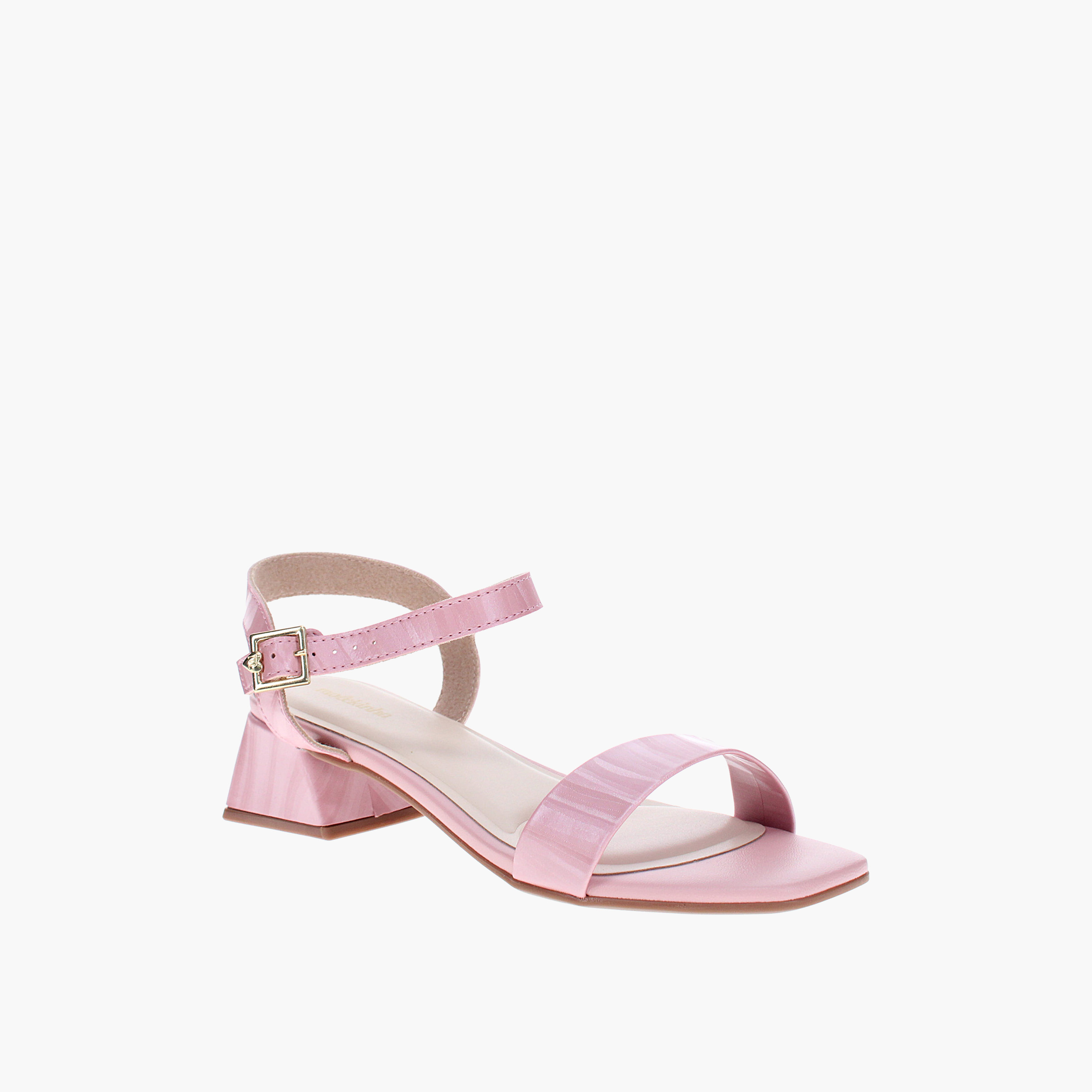 Molekinha by Geoomnii Girls Buckle Dane Block Heeled Sandals         -girls-shoes-sandals-image-1