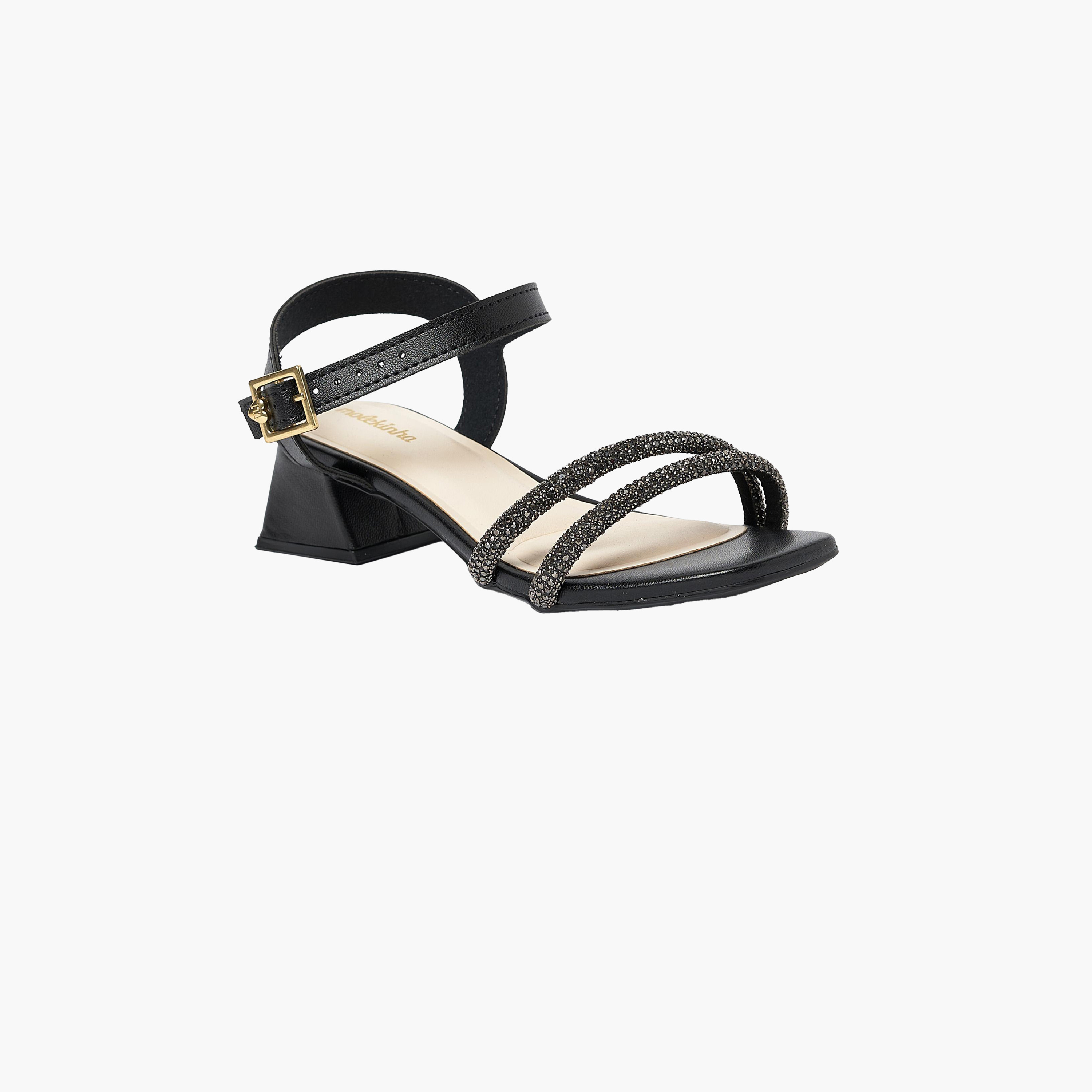 Molekinha Girls Block Heel Sandals with Slingback-girls-shoes-sandals-image-1