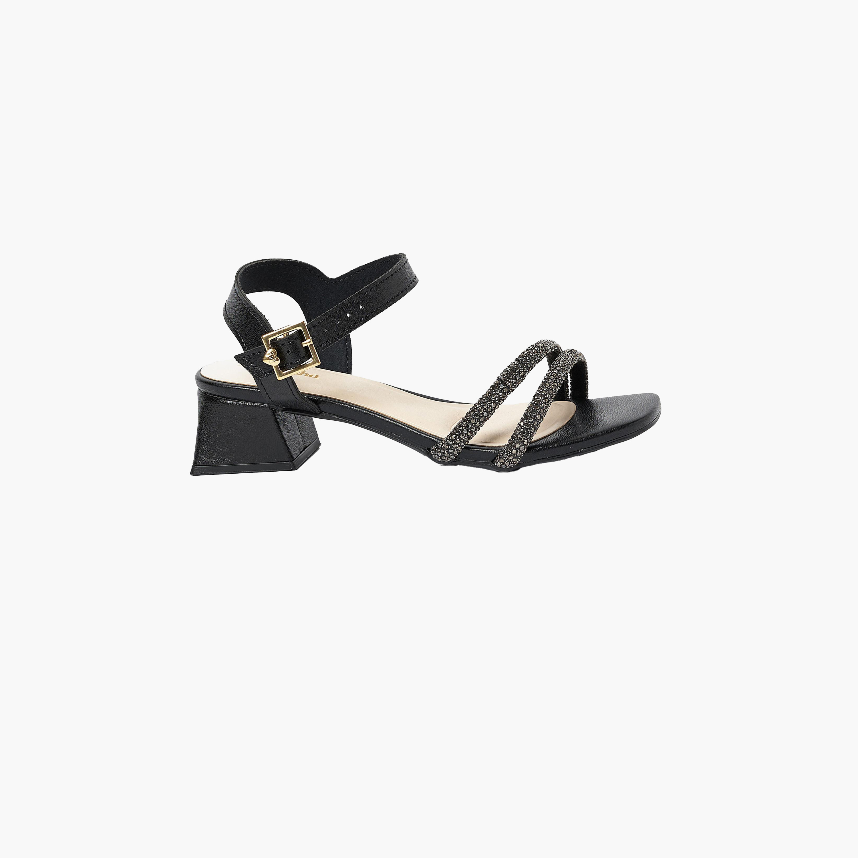 Molekinha Girls Block Heel Sandals with Slingback-girls-shoes-sandals-image-2