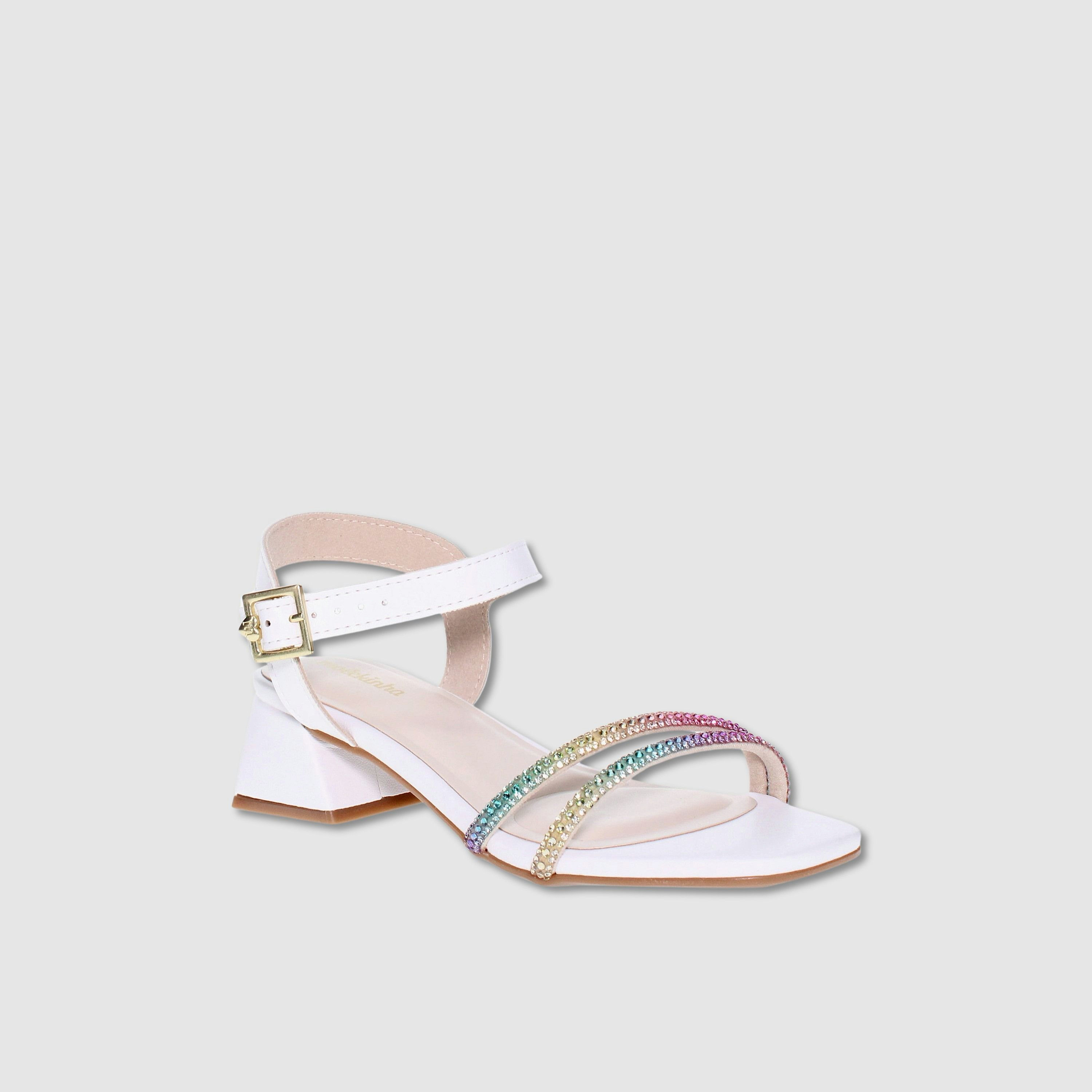 مولكينها - صندل بكعب عالٍ بإبزيم للبنات | 2347-107-26319-92964-girls-shoes-sandals-image-1