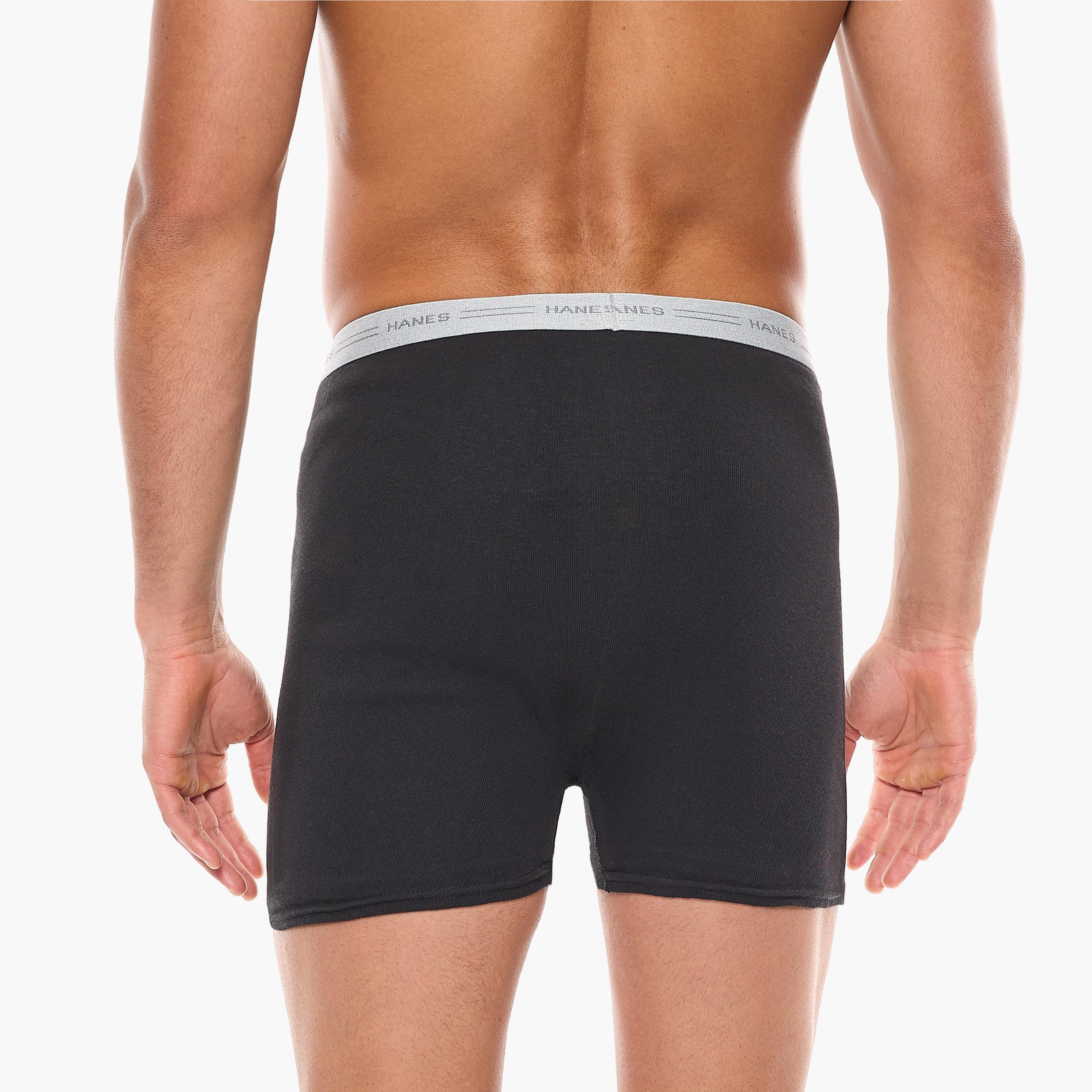 Hanes Assorted Pack of 2 Brand Print Waistband Men's Boxer Briefs-men-clothing-innerwear-underwear-image-5