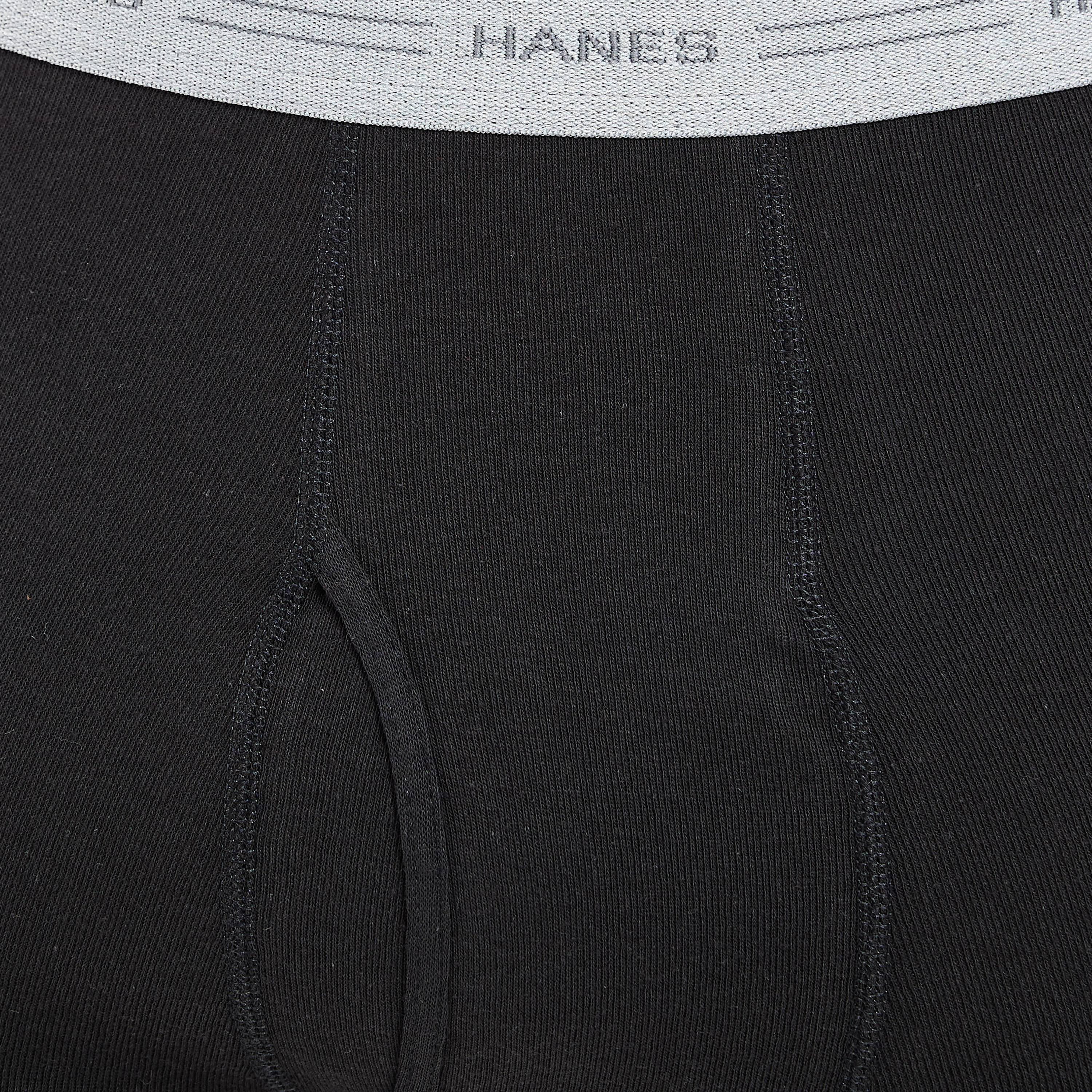 Hanes Assorted Pack of 2 Brand Print Waistband Men's Boxer Briefs-men-clothing-innerwear-underwear-image-7