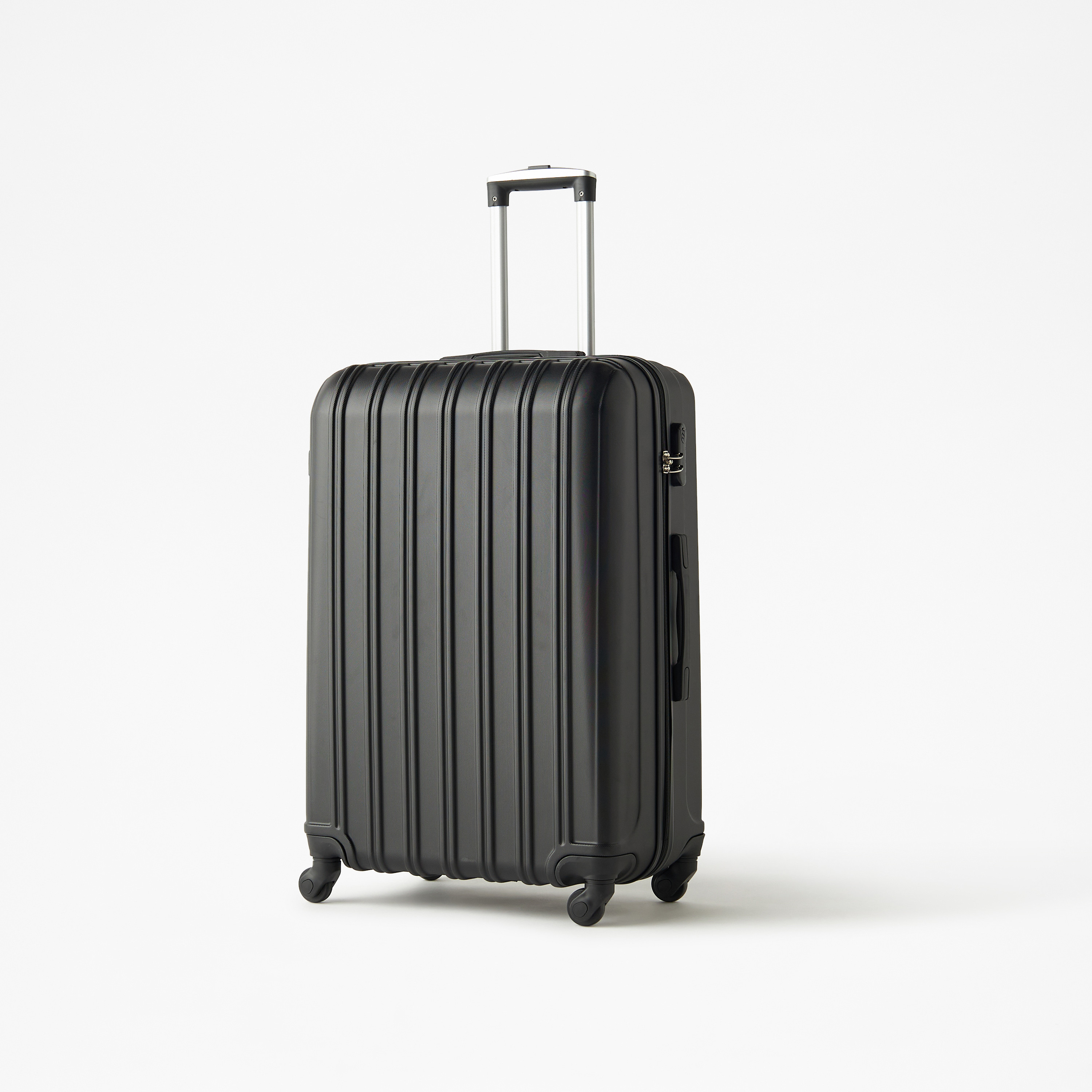 Oaklan by Shoexpress Textured Hardcase Trolley Bag-travel-luggagesandbags-luggage-image-4