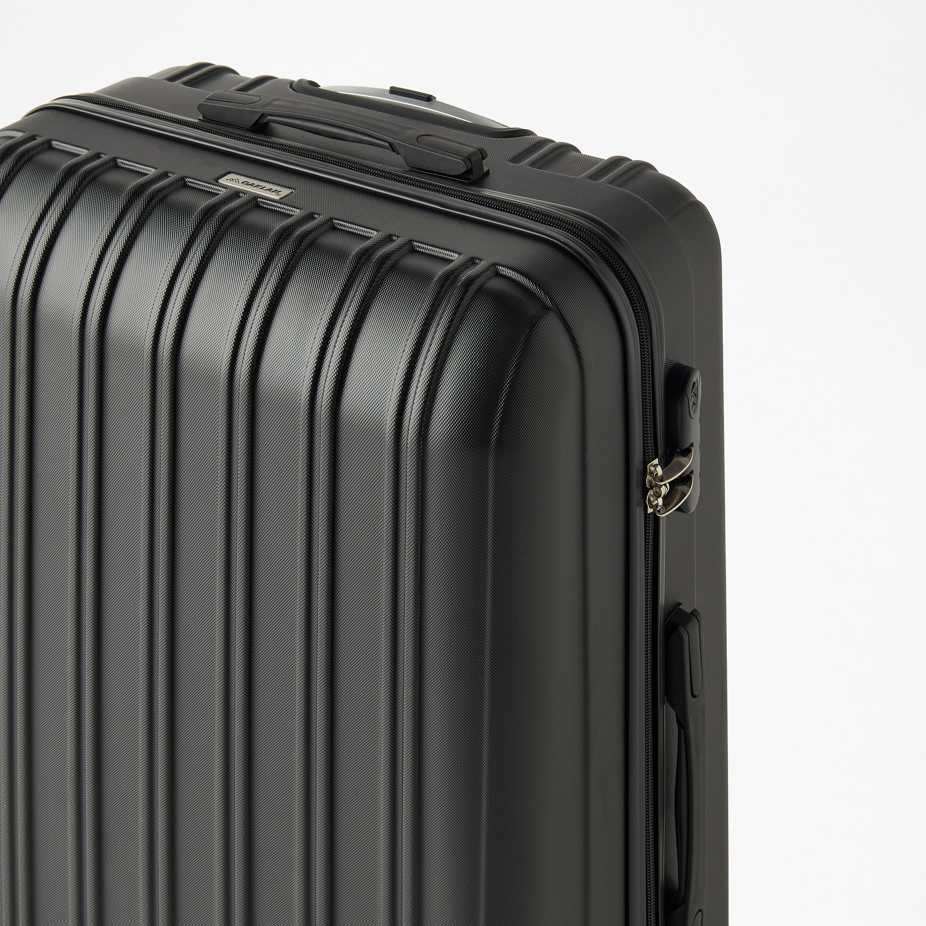 Oaklan by Shoexpress Textured Hardcase Trolley Bag-travel-luggagesandbags-luggage-image-6