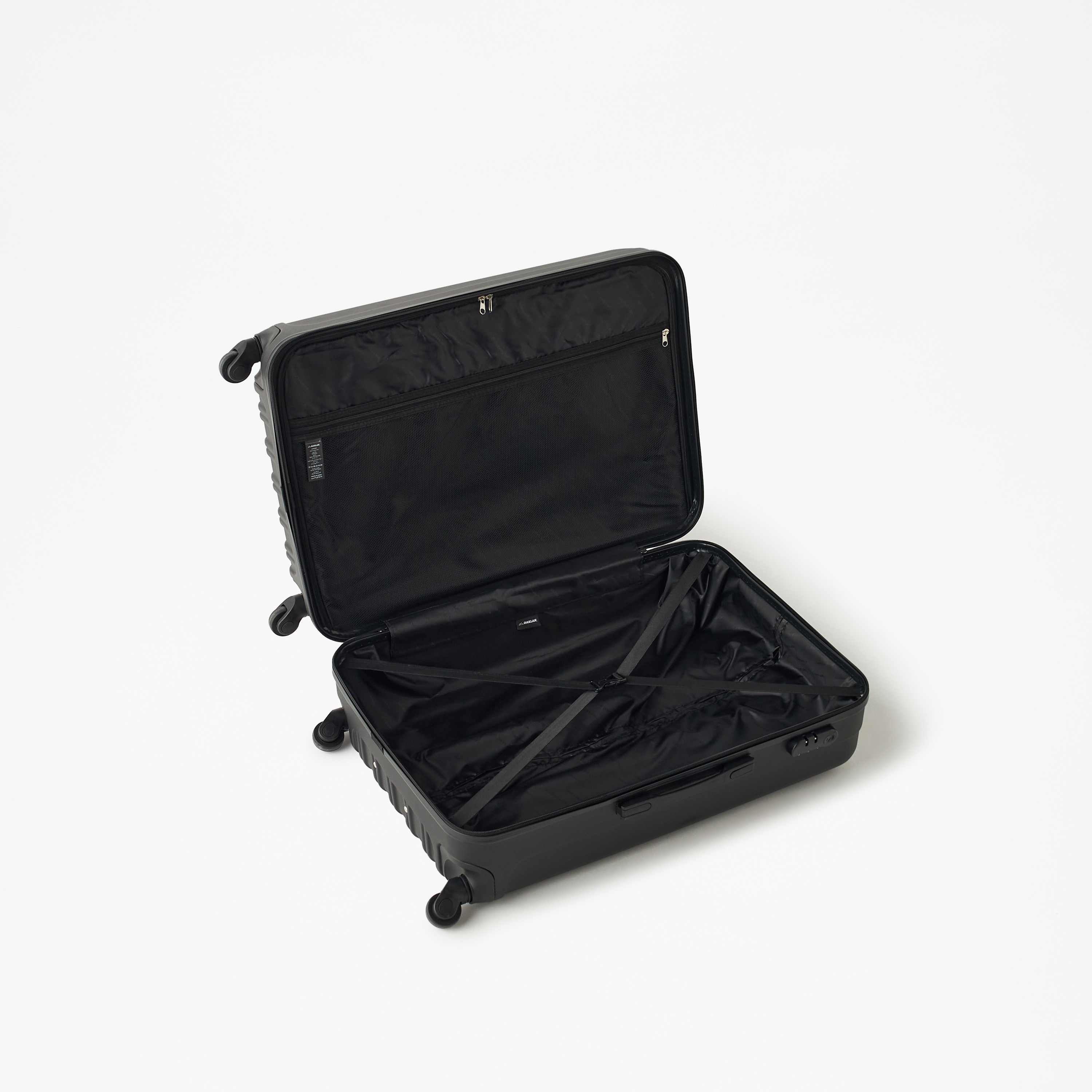 Oaklan by Shoexpress Textured Hardcase Trolley Bag-travel-luggagesandbags-luggage-image-7