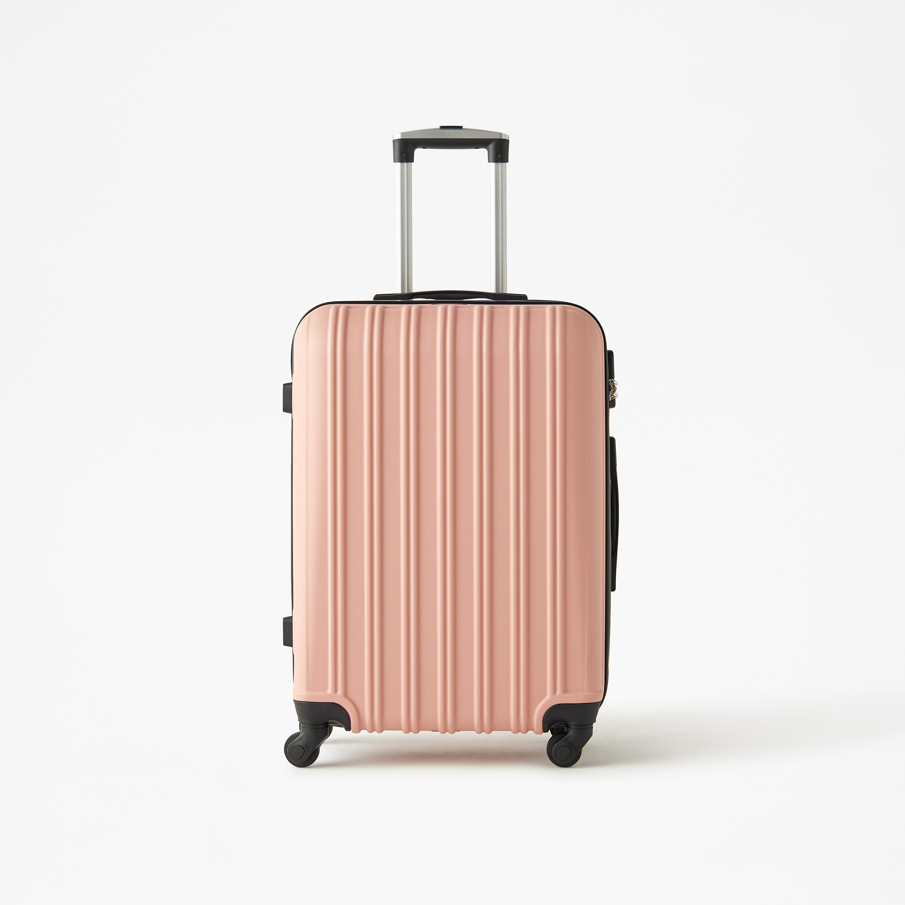Oaklan by Shoexpress Textured Hardcase Trolley Bag-travel-luggagesandbags-luggage-image-3
