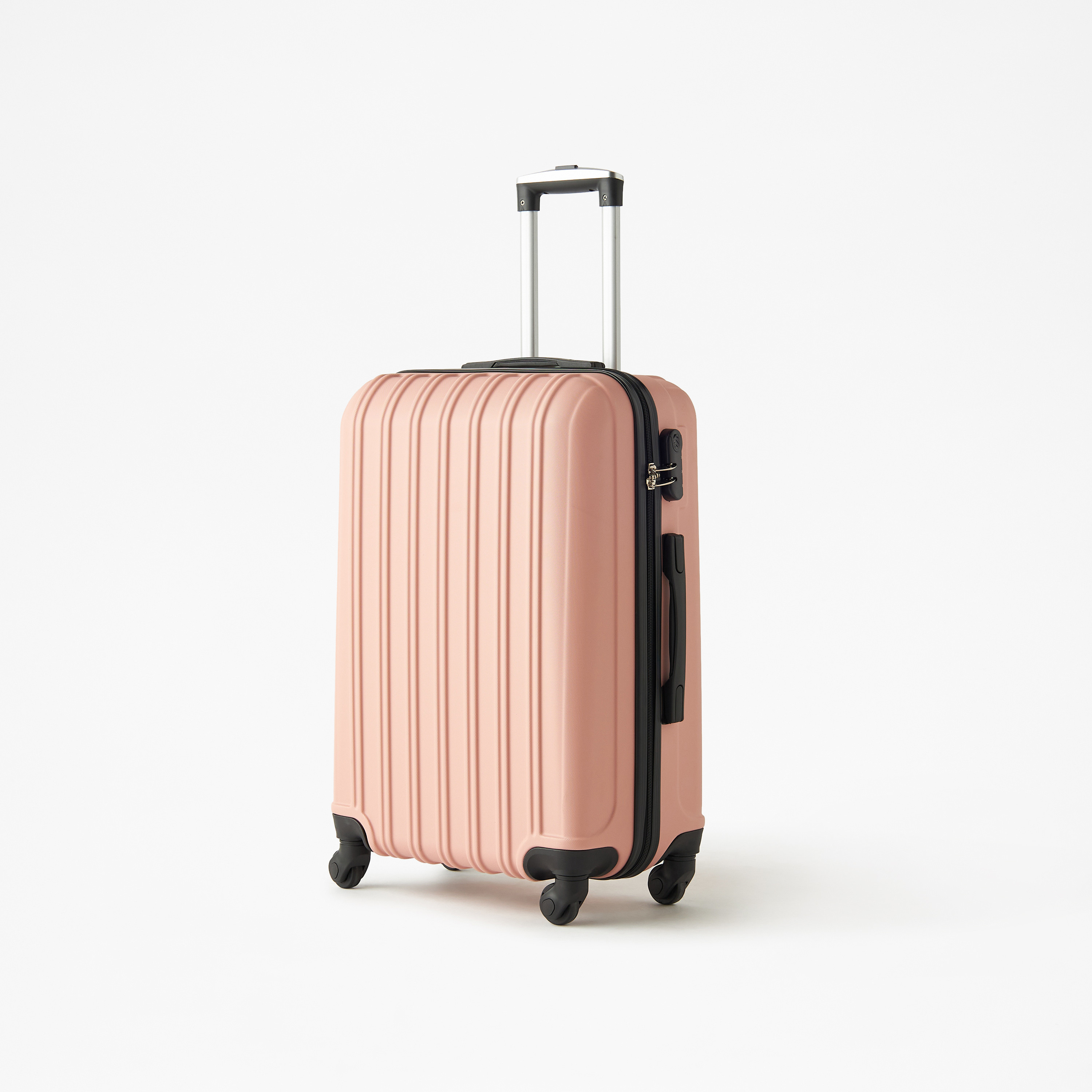 Oaklan by Shoexpress Textured Hardcase Trolley Bag-travel-luggagesandbags-luggage-image-4