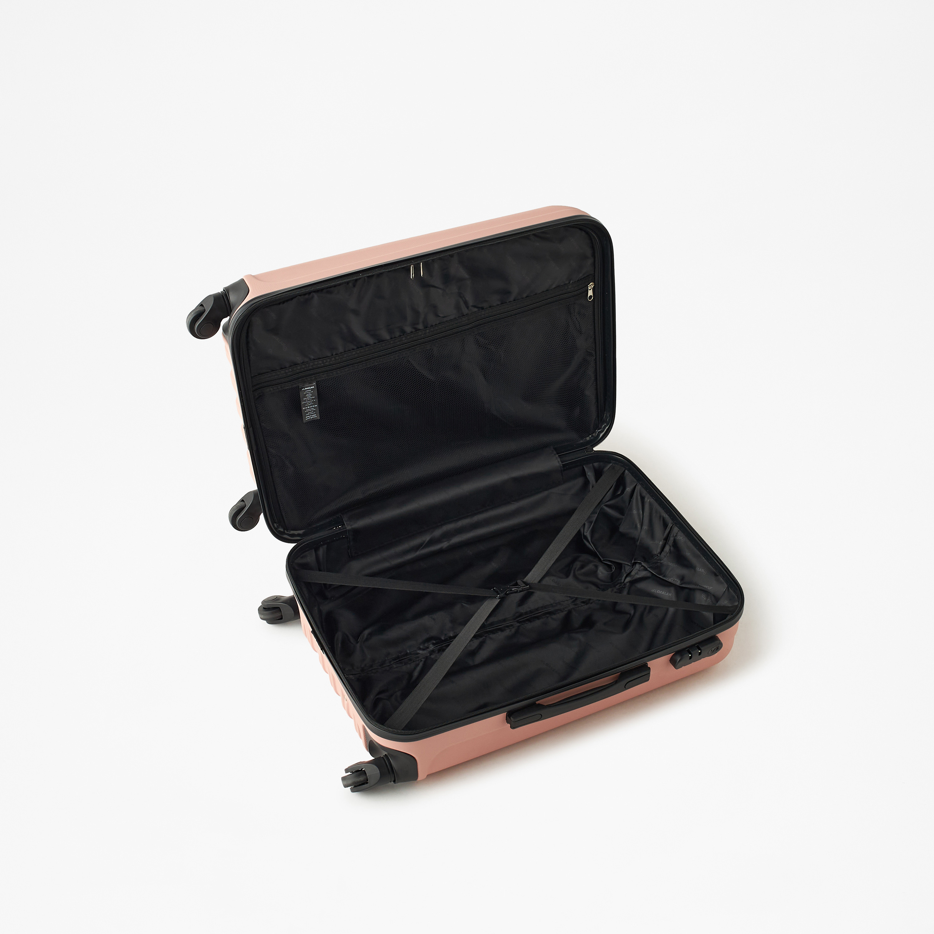 Oaklan by Shoexpress Textured Hardcase Trolley Bag-travel-luggagesandbags-luggage-image-7