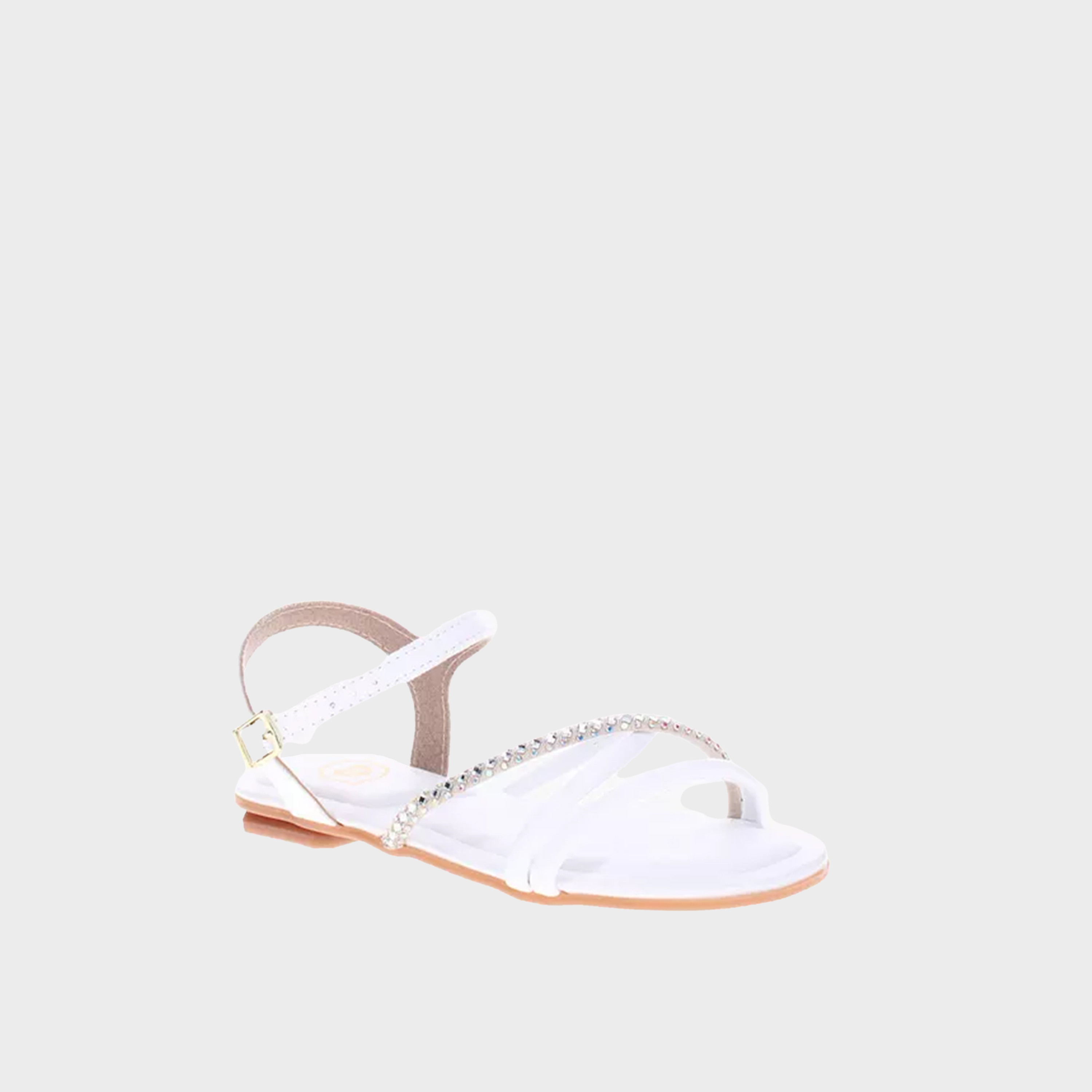مولكينها - صندل دين بحزام متقاطع وإبزيم - للبنات | 2354-102-27224-88013-girls-shoes-sandals-image-1
