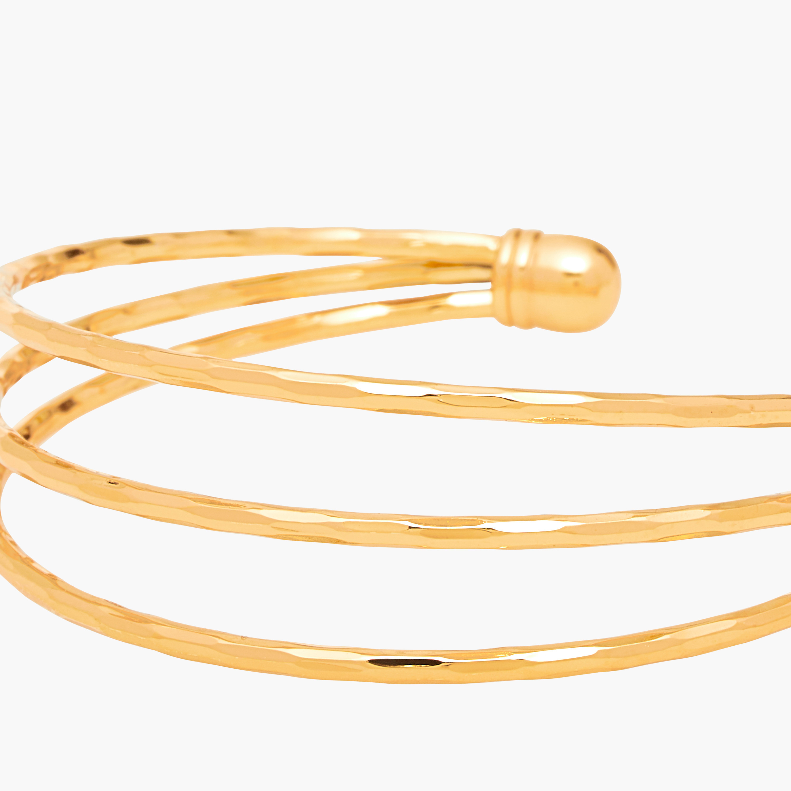 Flora Bella Solid Layered Cuff Bangle-women-watchesandjewellery-jewellery-banglesandbracelets-image-8