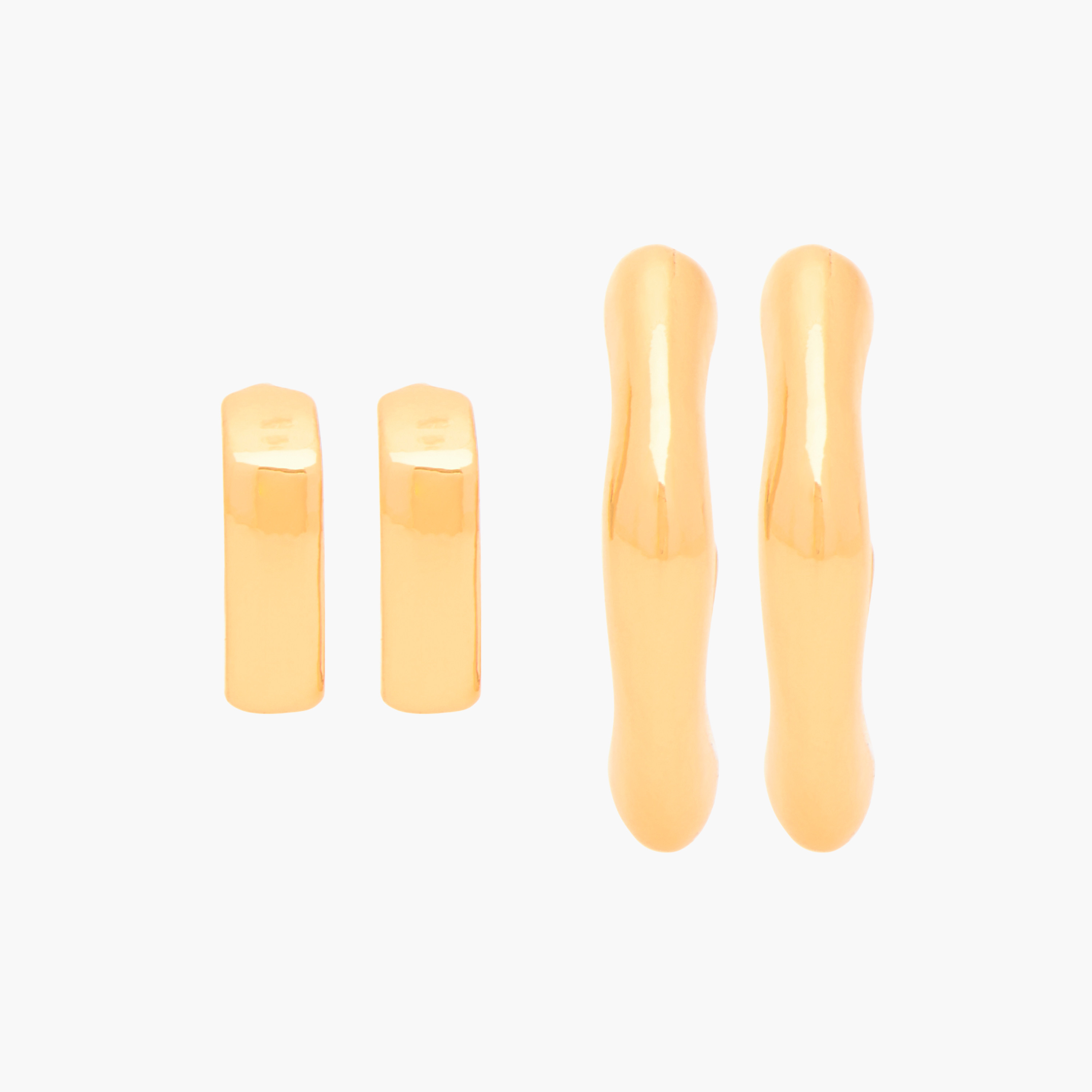 Flora Bella Solid Earrings with Pushback Closure - Set of 2-women-watchesandjewellery-jewellery-earrings-image-1