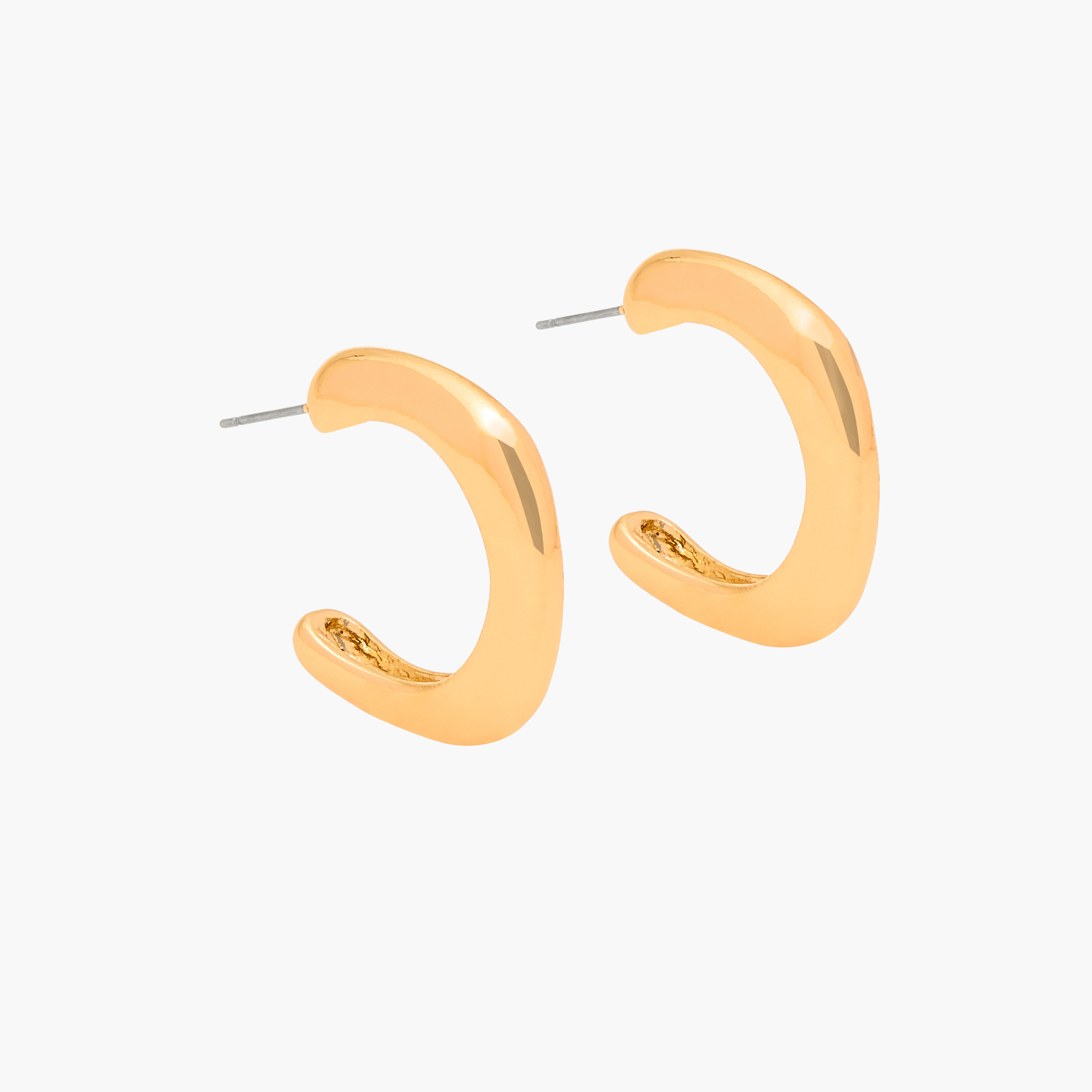 حلقان سادة بمكبس إغلاق خلفي من فلورا بيلا - طقم من زوجين-women-watchesandjewellery-jewellery-earrings-image-3