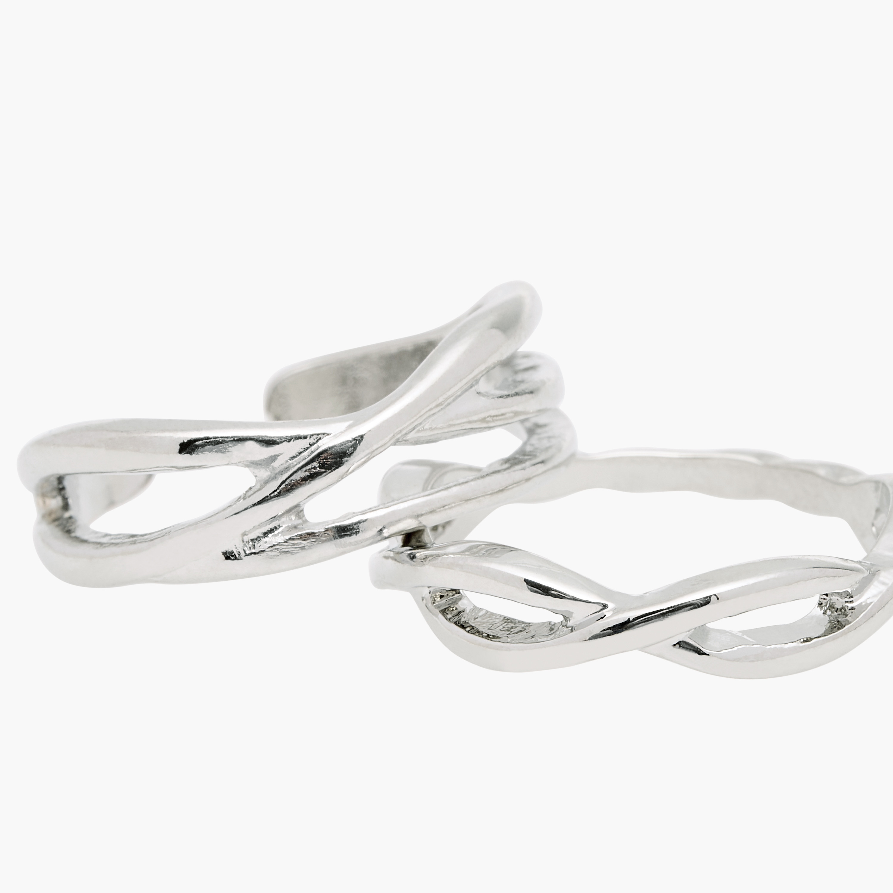 Flora Bella Metal Ring - Set of 5-women-watchesandjewellery-jewellery-rings-image-8